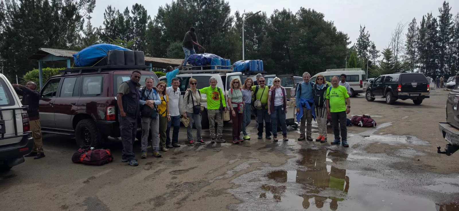 16 expedicionarios a Etiopía en un viaje solidario de Entarachen Bosco Global. Fotos Antonio Rico