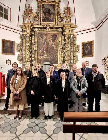 Miembros de la junta de la Real Cofradía del Nazareno