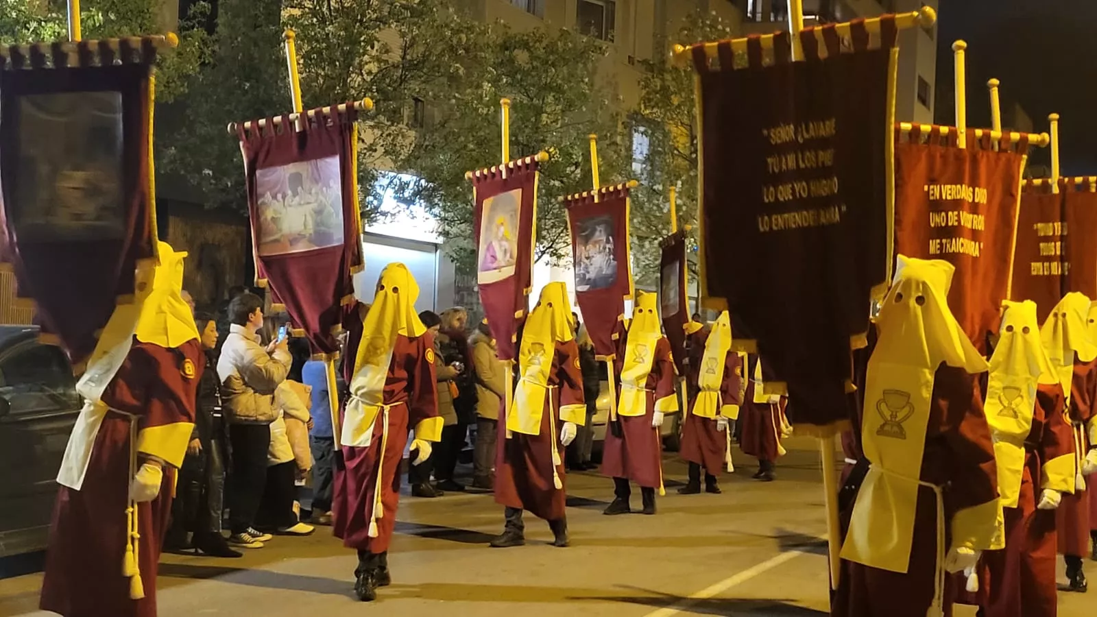 Procesión del Cenáculo de la Cofradía Salesiana del Santo Cáliz