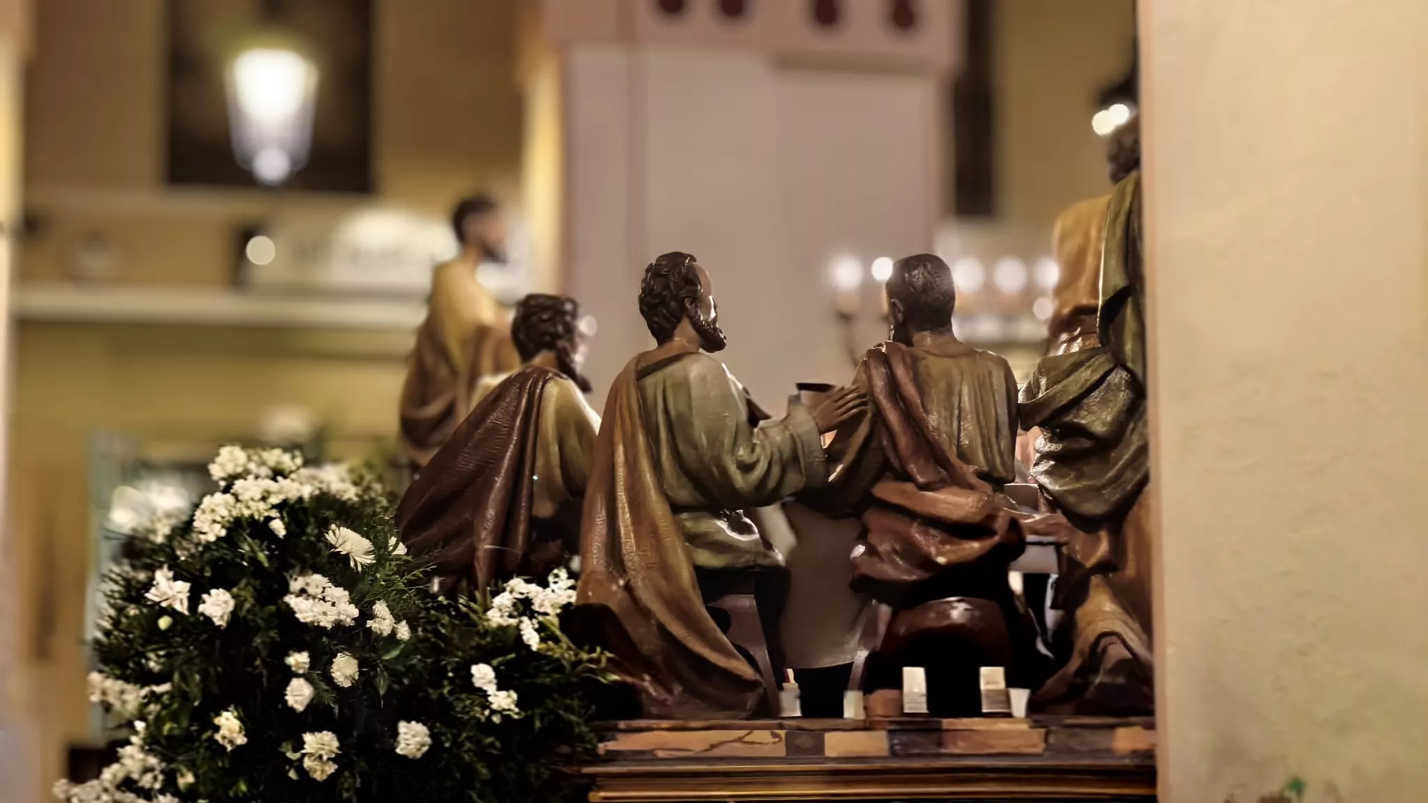 Procesión del Cenáculo de la Cofradía Salesiana del Santo Cáliz. Foto María José Sampietro