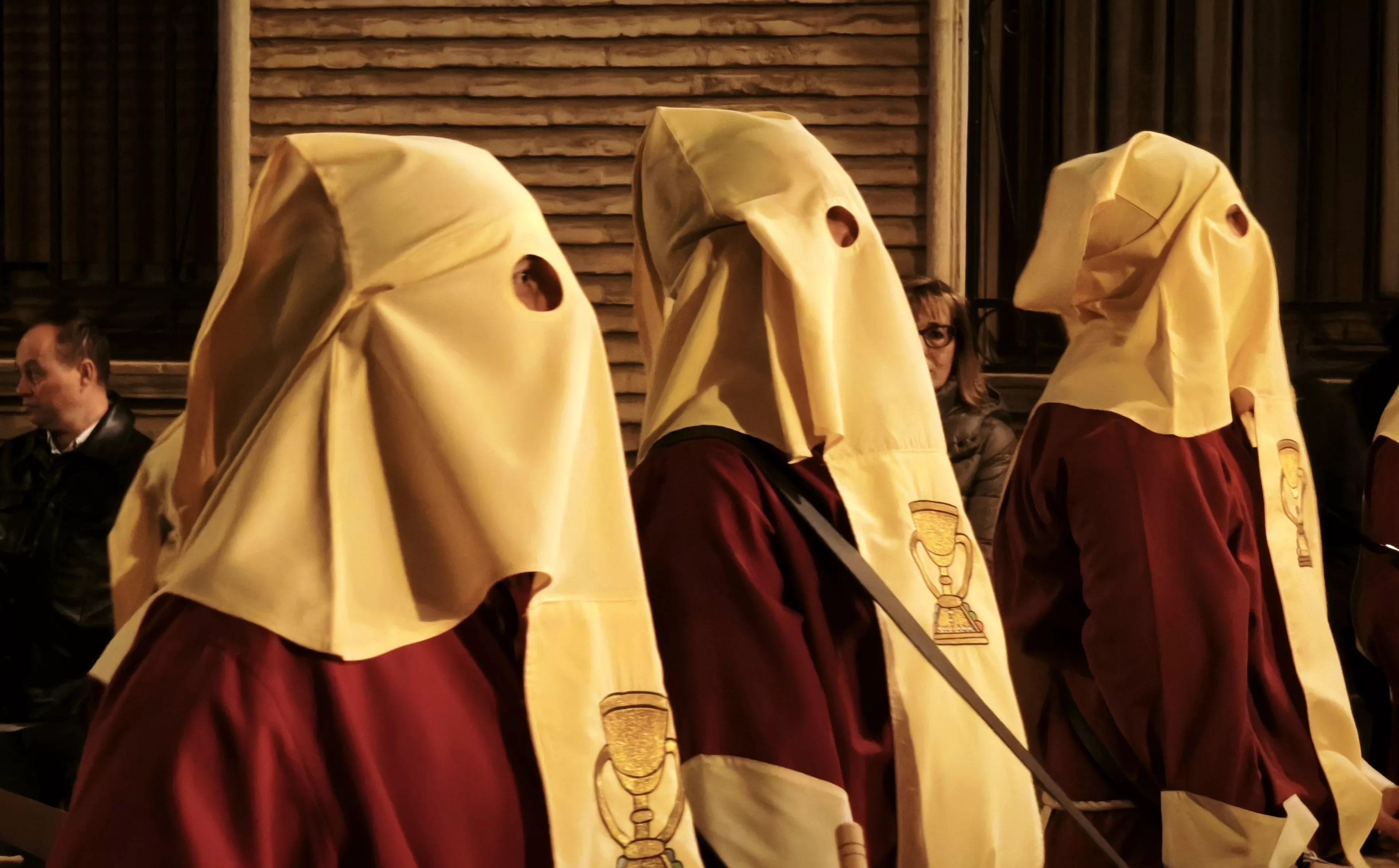Procesión del Cenáculo de la Cofradía Salesiana del Santo Cáliz. Foto María José Sampietro