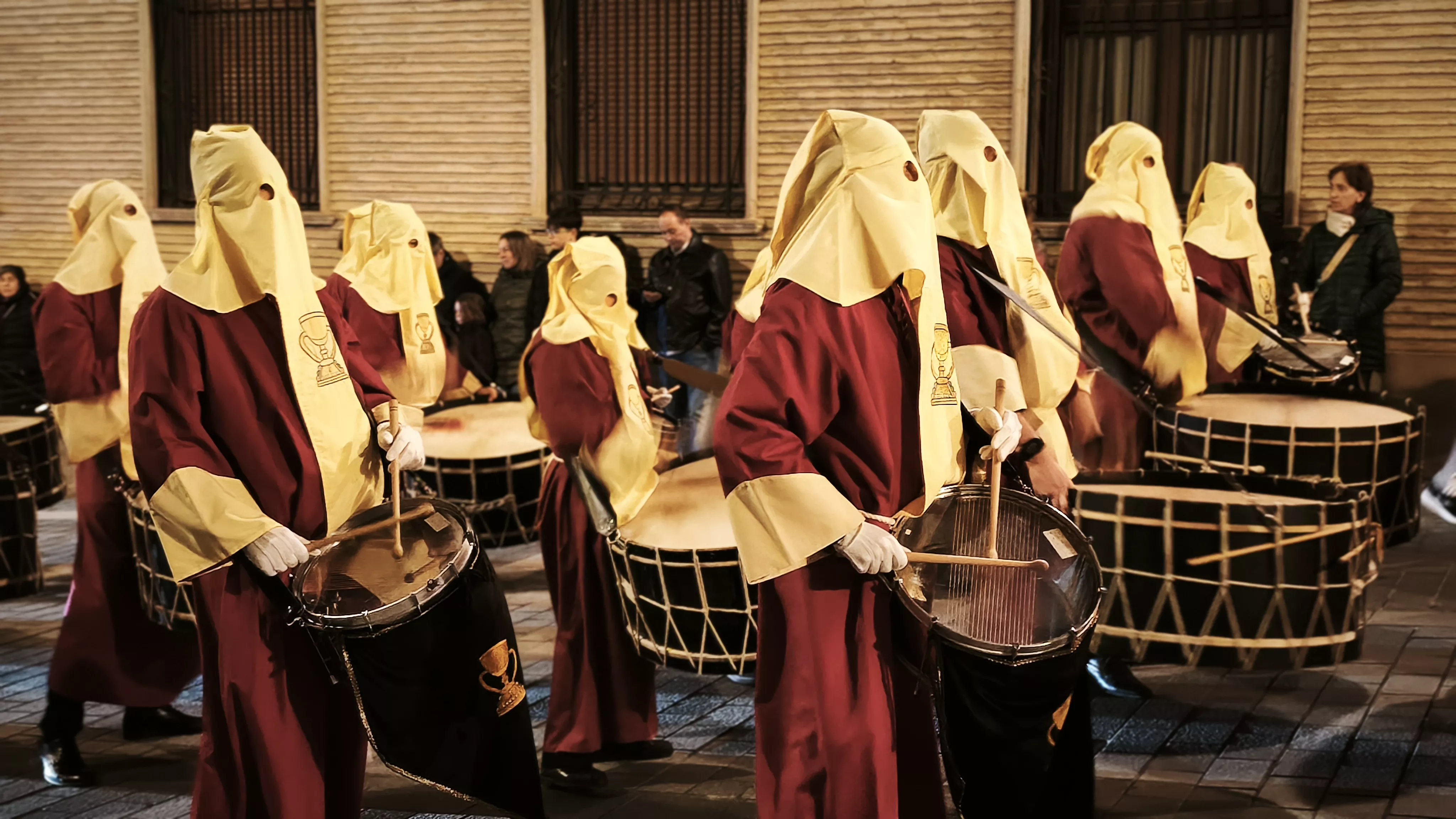 Procesión del Cenáculo de la Cofradía Salesiana del Santo Cáliz. Foto María José Sampietro