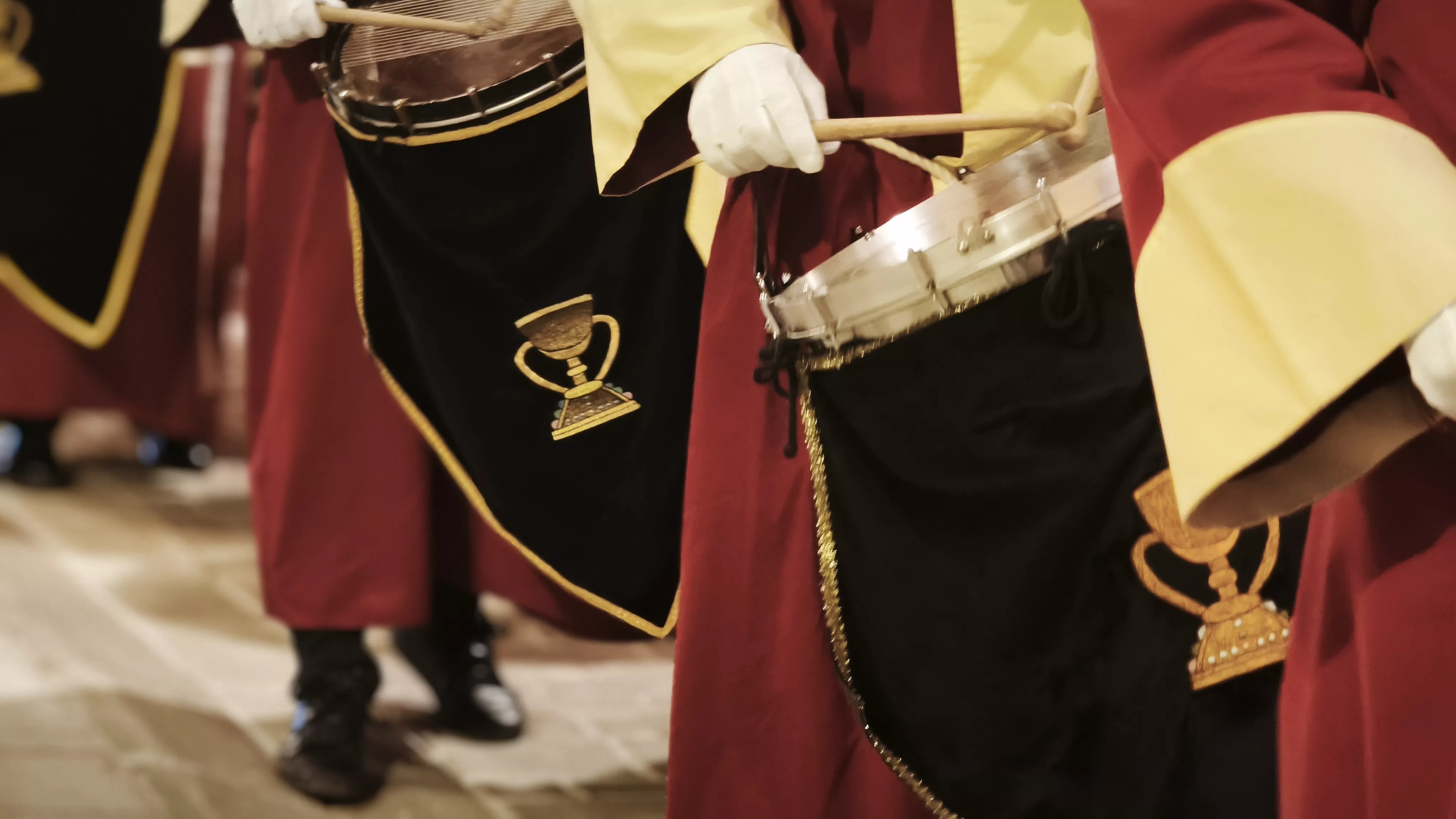 Procesión del Cenáculo de la Cofradía Salesiana del Santo Cáliz. Foto María José Sampietro