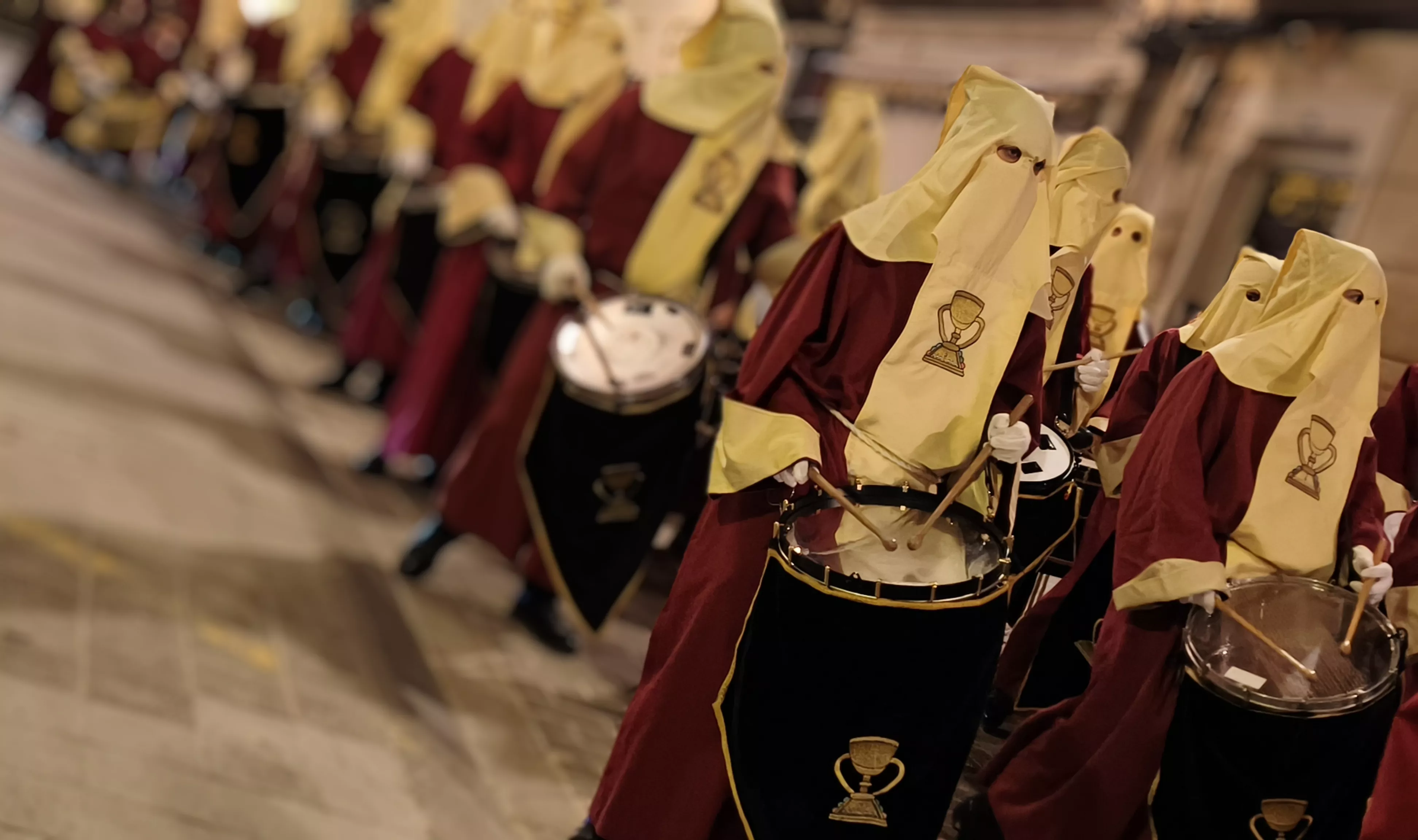 Procesión del Cenáculo de la Cofradía Salesiana del Santo Cáliz. Foto María José Sampietro
