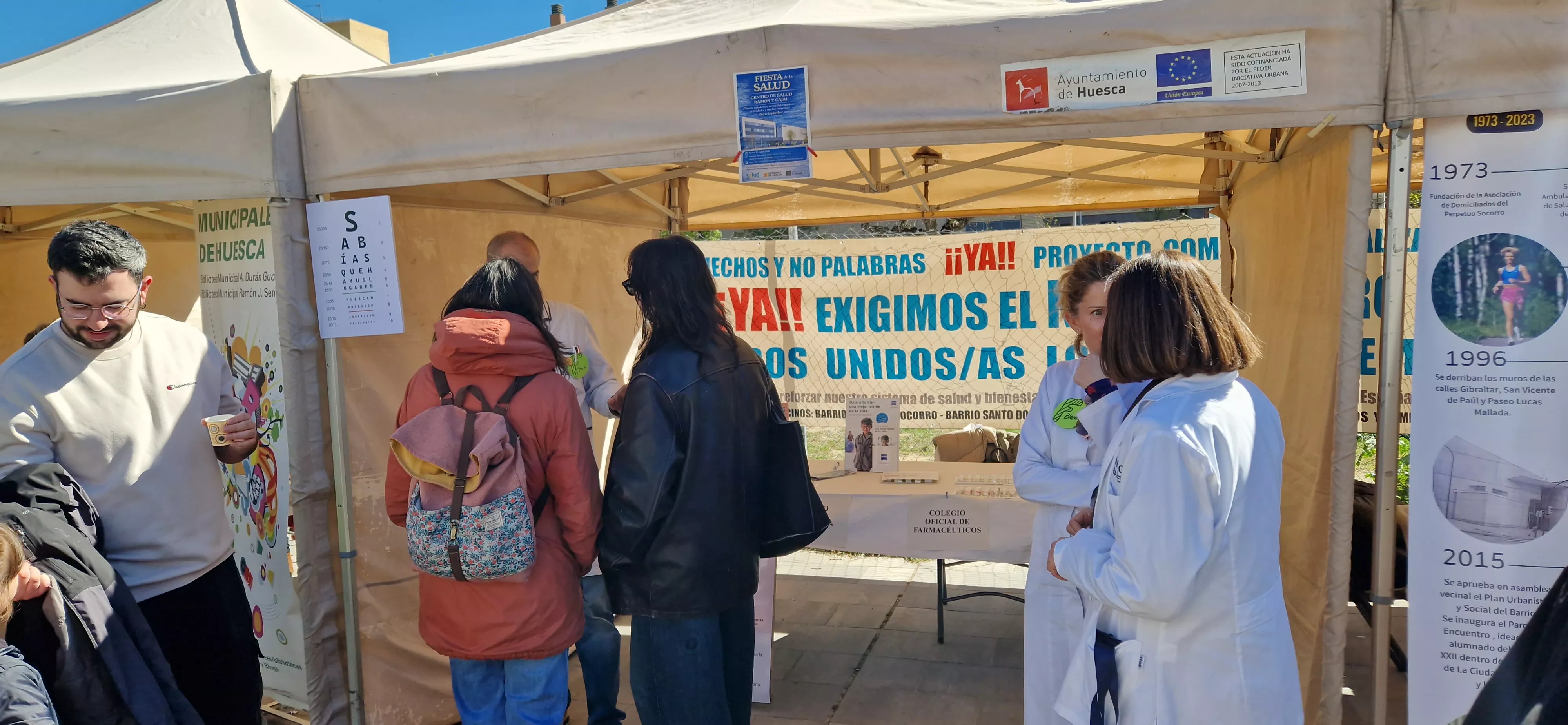 Primera Fiesta de la Salud de Huesca. Foto Myriam Martínez