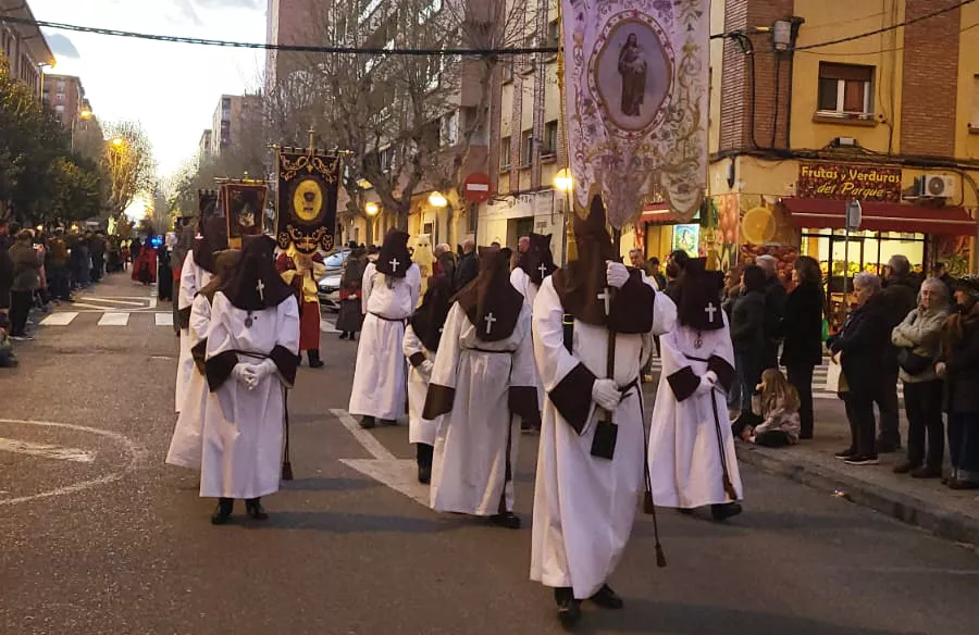 Procesión de Nuestro Señor Atado a la Columna. Foto Javier García Antón