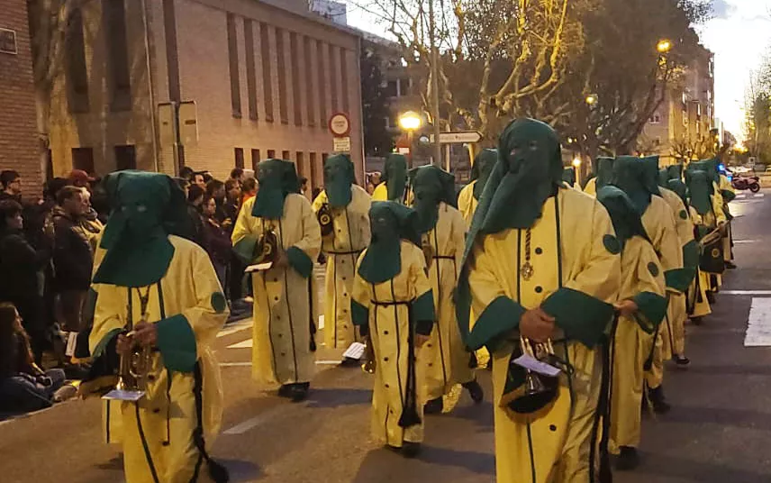 Procesión de Nuestro Señor Atado a la Columna. Foto Javier García Antón