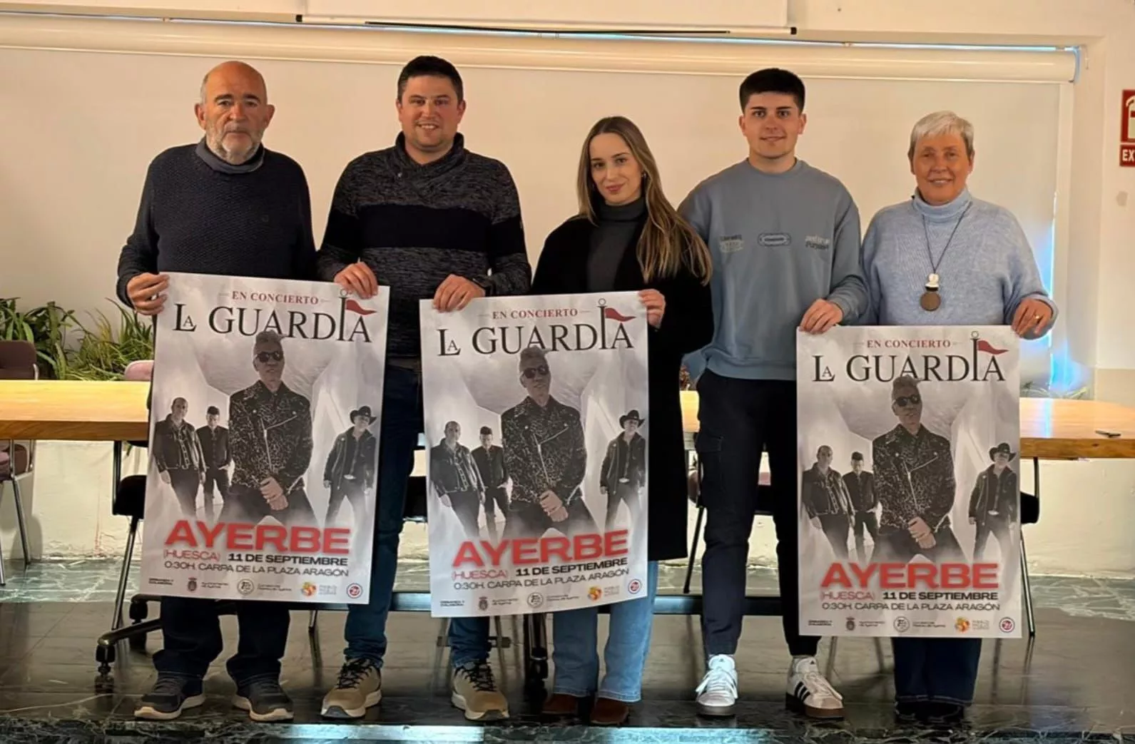 Ayerbe ha anunciado la actuación de La Guardia en sus fiestas patronales.