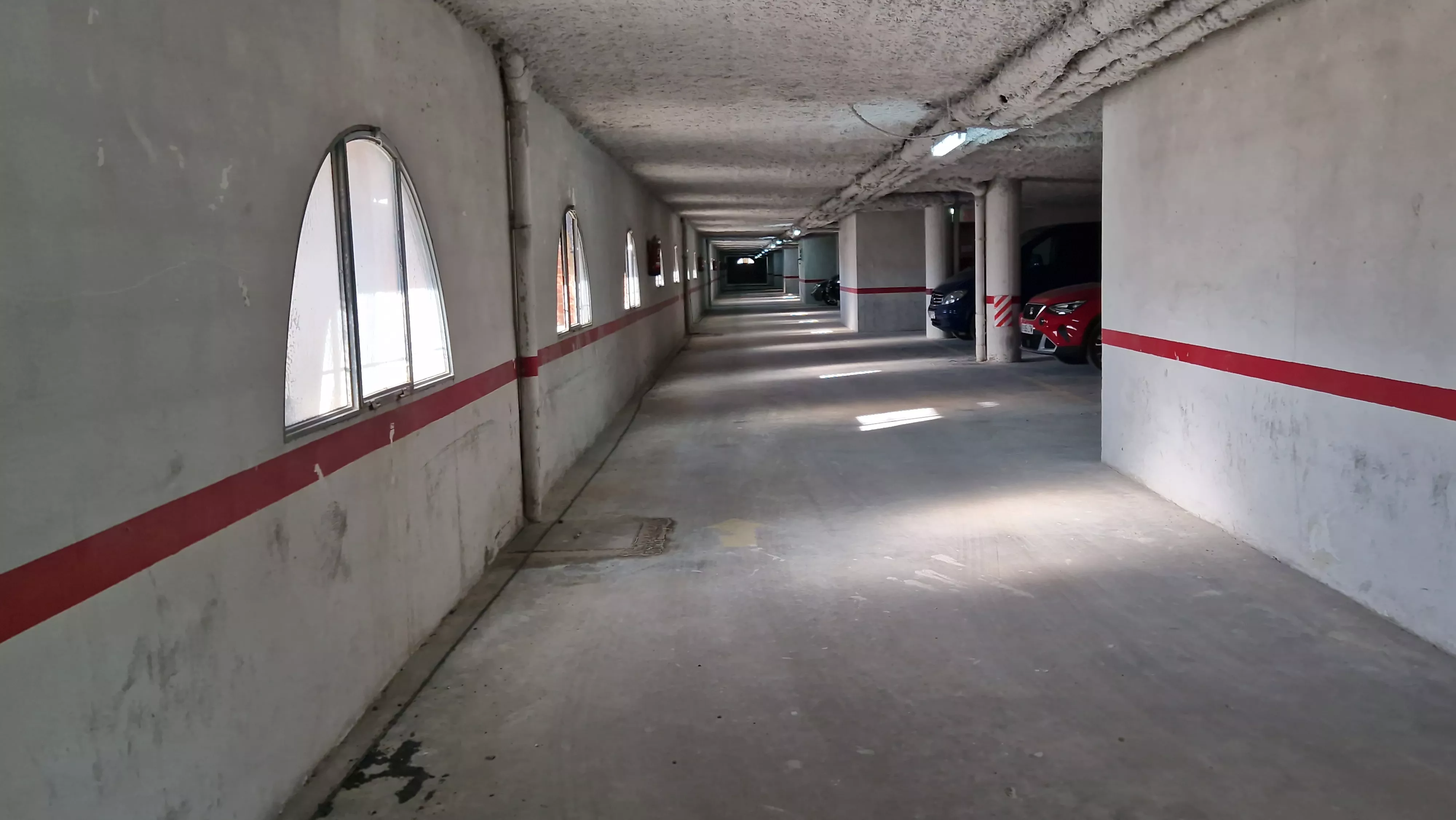 Actuación en el bloque III de “Estrecho Quinto” de Huesca. Foto Myriam Martínez