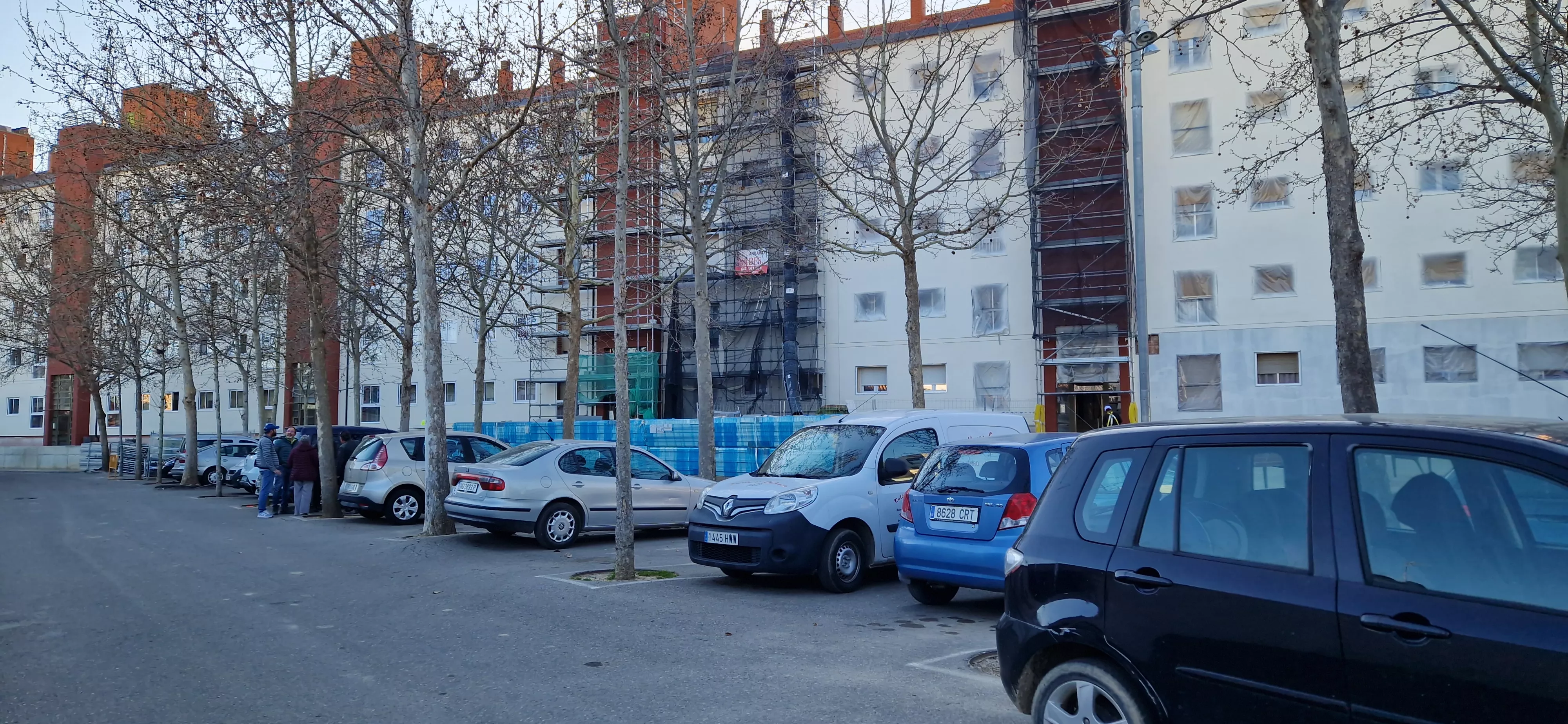 Actuación en el bloque III de “Estrecho Quinto” de Huesca. Foto Myriam Martínez