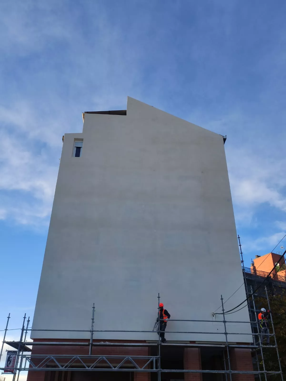 Actuación en el bloque III de “Estrecho Quinto” de Huesca.