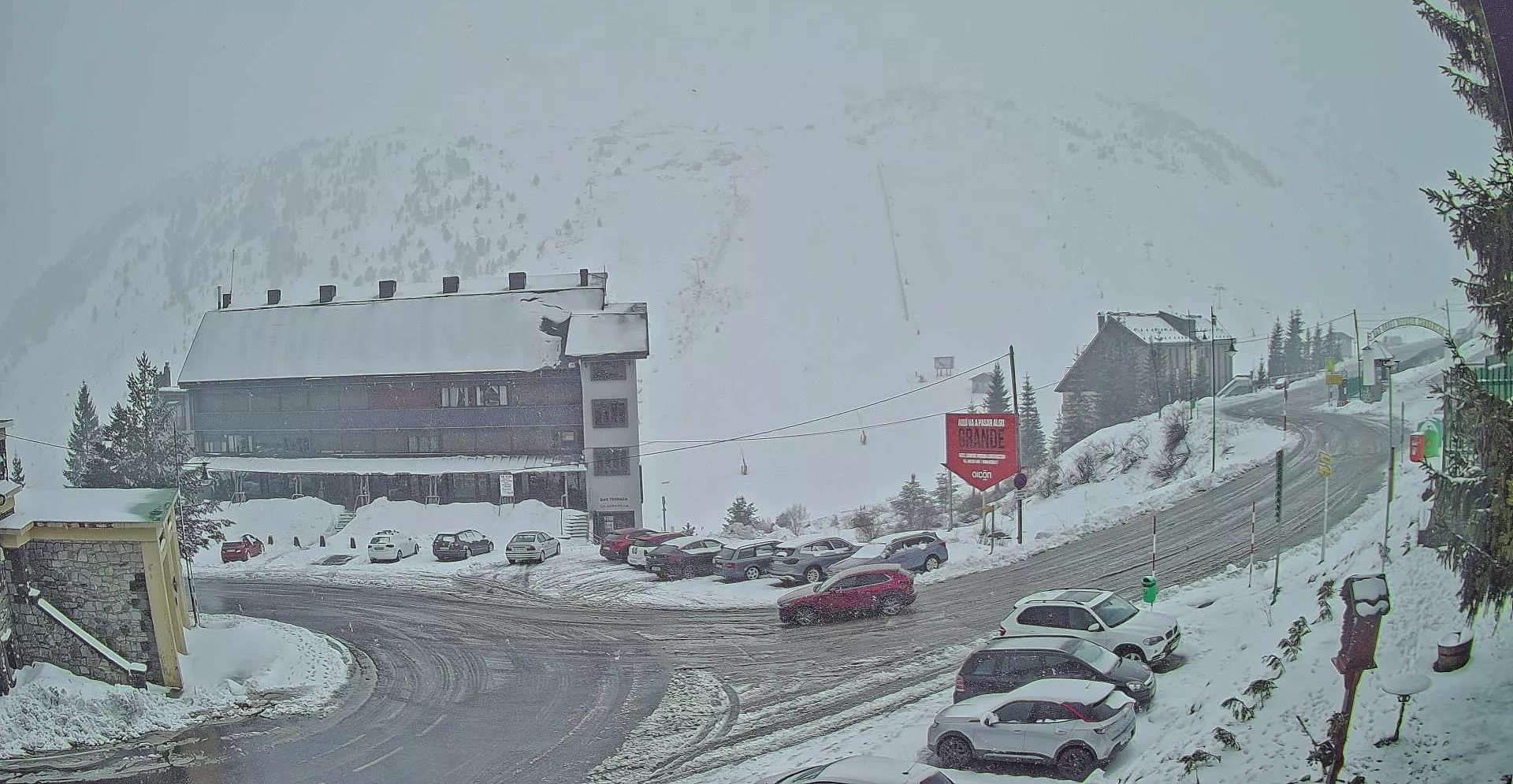Nevada este miércoles en Candanchú.