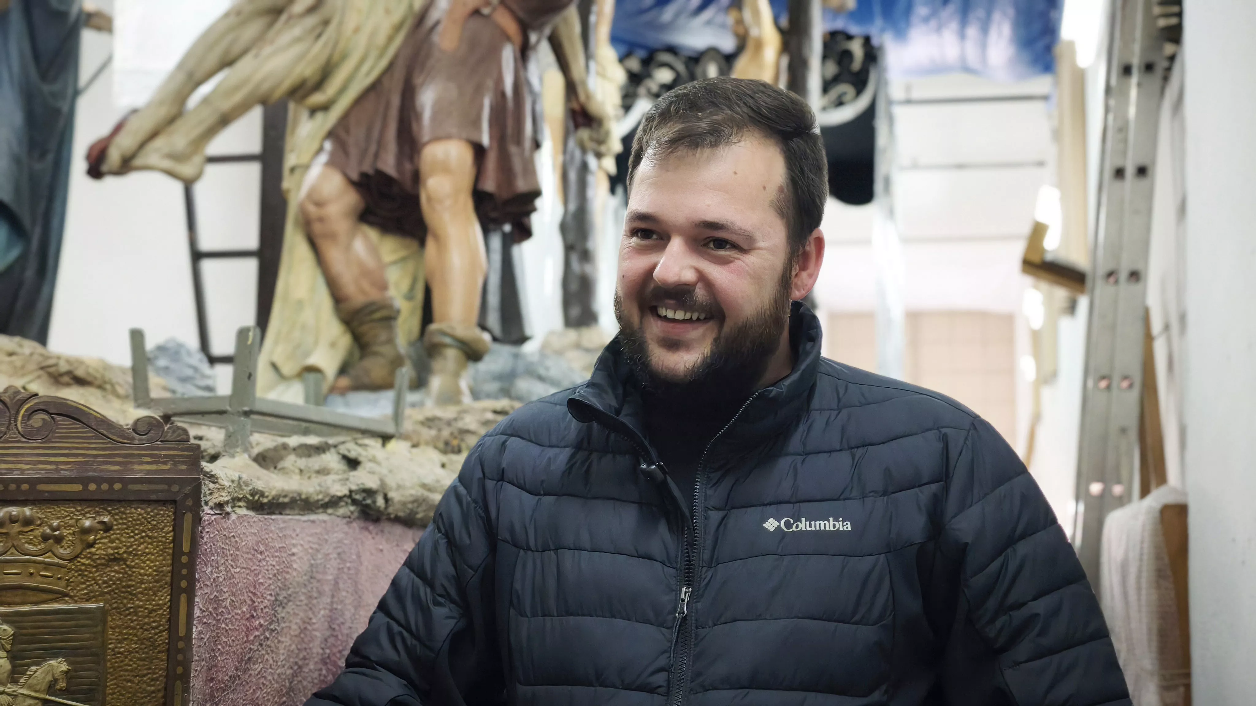 Jorge Barecha, prior de la Cofradía del Descendimiento y Lágrimas de Nuestra Señora. Foto María José Sampietro