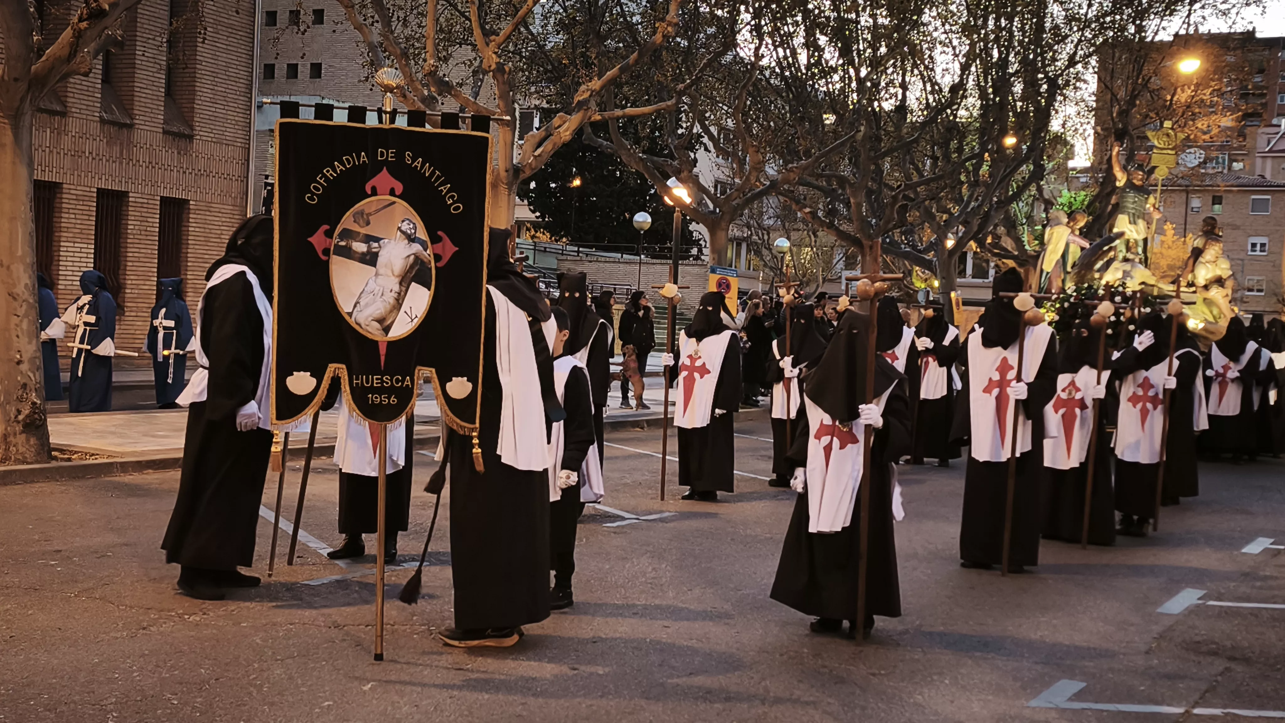 Procesión de la Enclavación en Huesca. Foto María José Sampietro