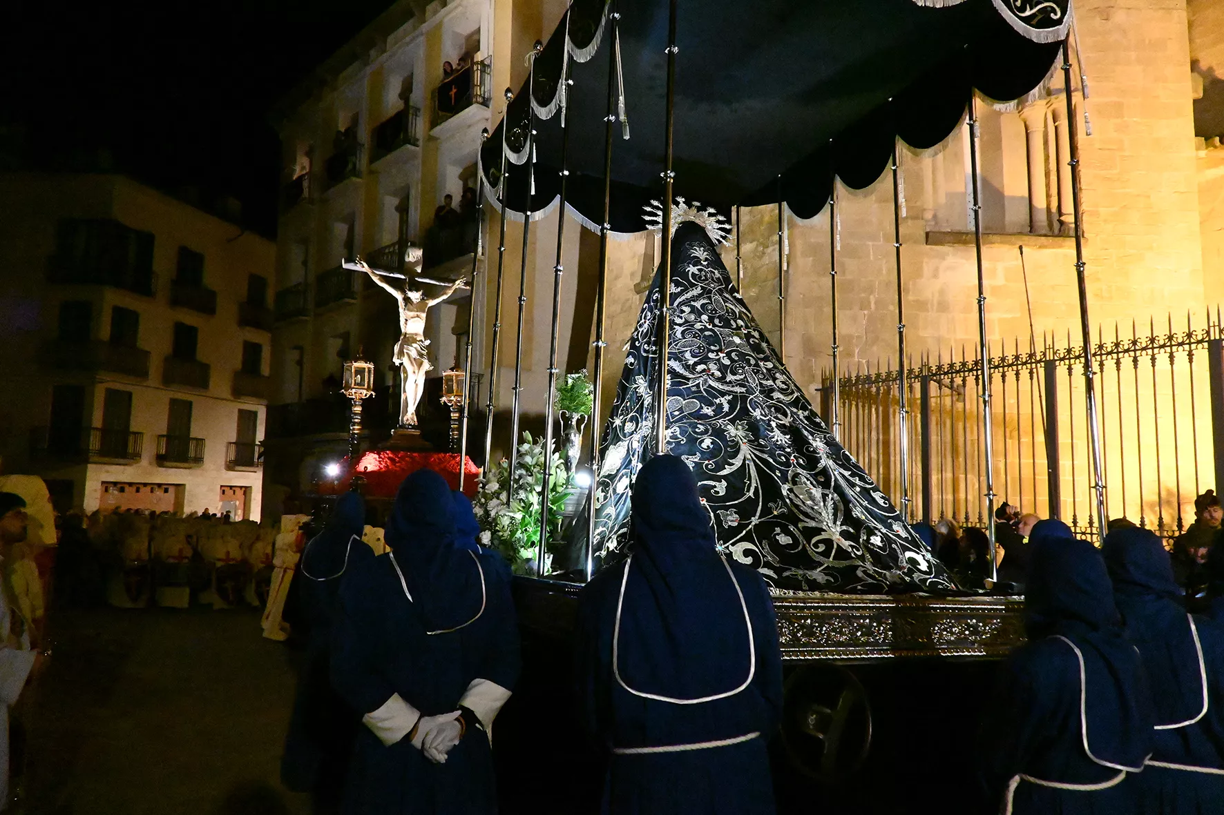 Procesión del Encuentro del Cristo del Perdón y la Dolorosa. Foto Carlos Jalle