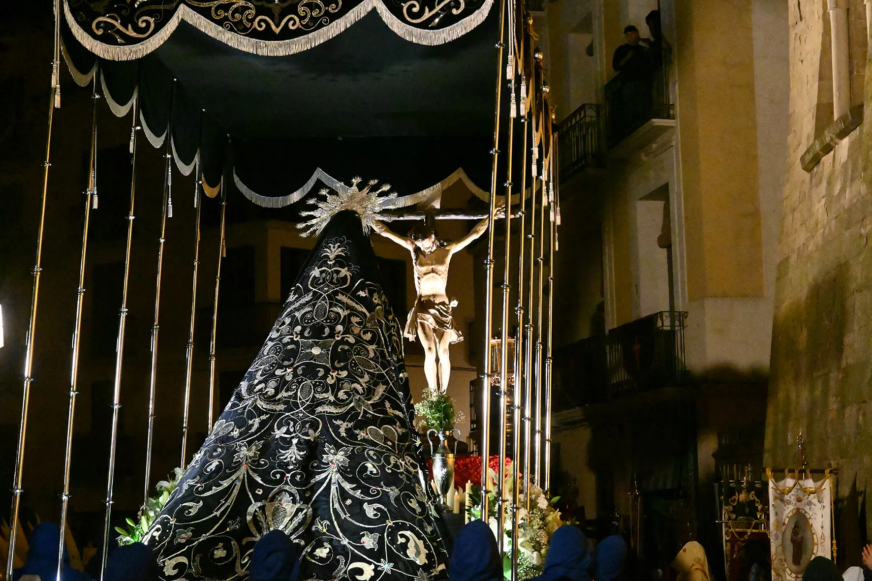 Procesión del Encuentro del Cristo del Perdón y la Dolorosa. Foto Carlos Jalle