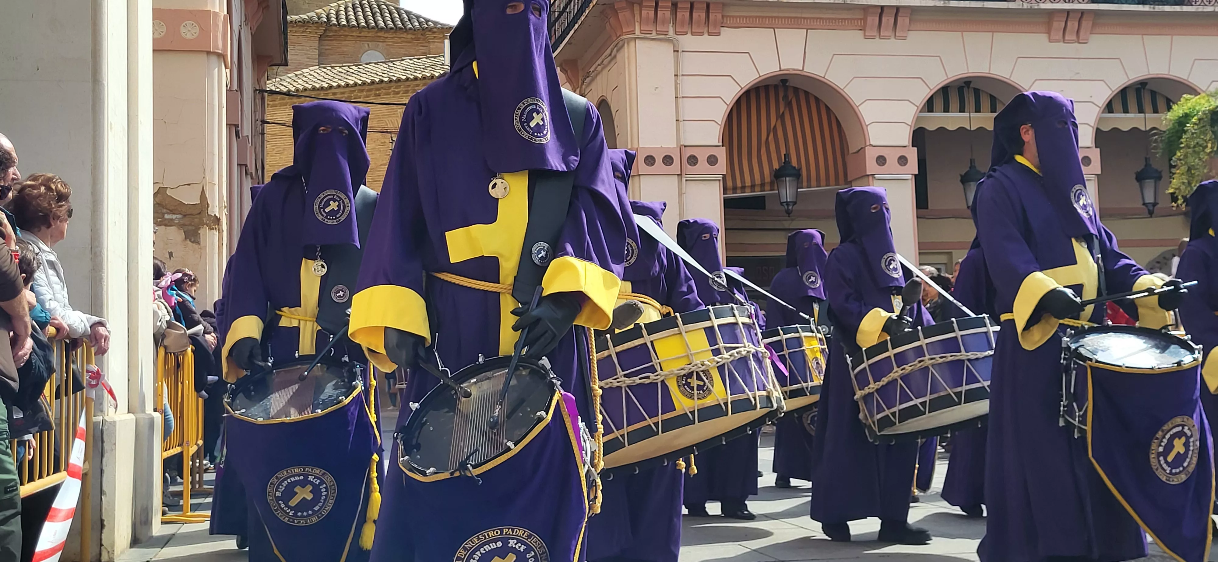 Concentración de Bandas de la Semana Santa oscense. Foto Mercedes Manterola