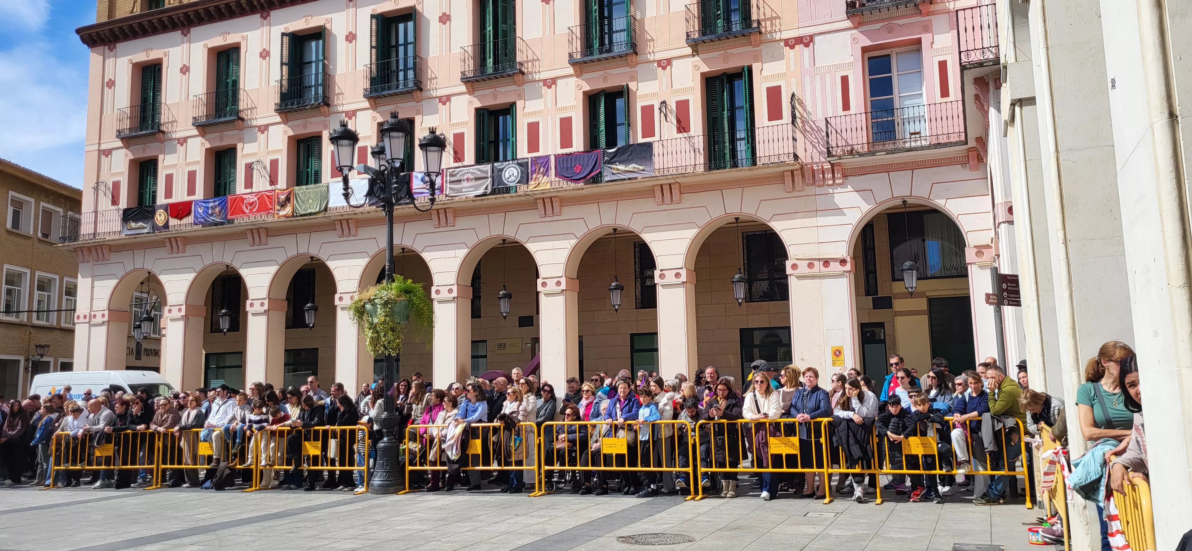 Concentración de Bandas de la Semana Santa oscense. Foto Mercedes Manterola
