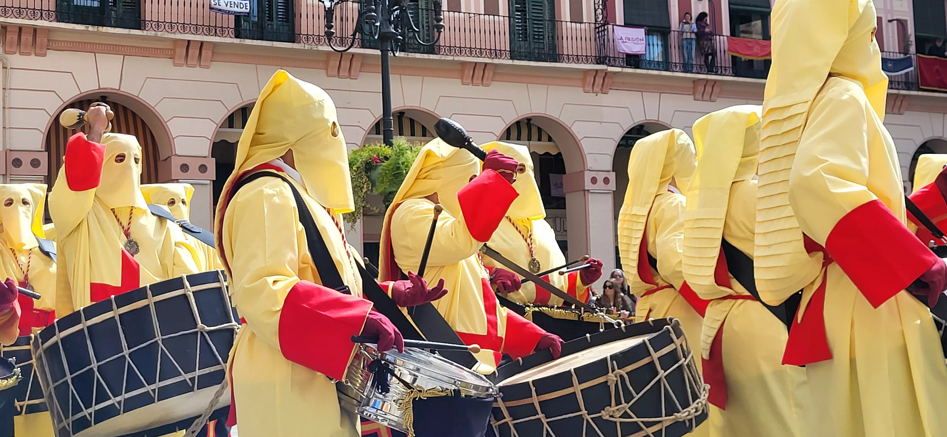 Concentración de Bandas de la Semana Santa oscense. Foto Mercedes Manterola