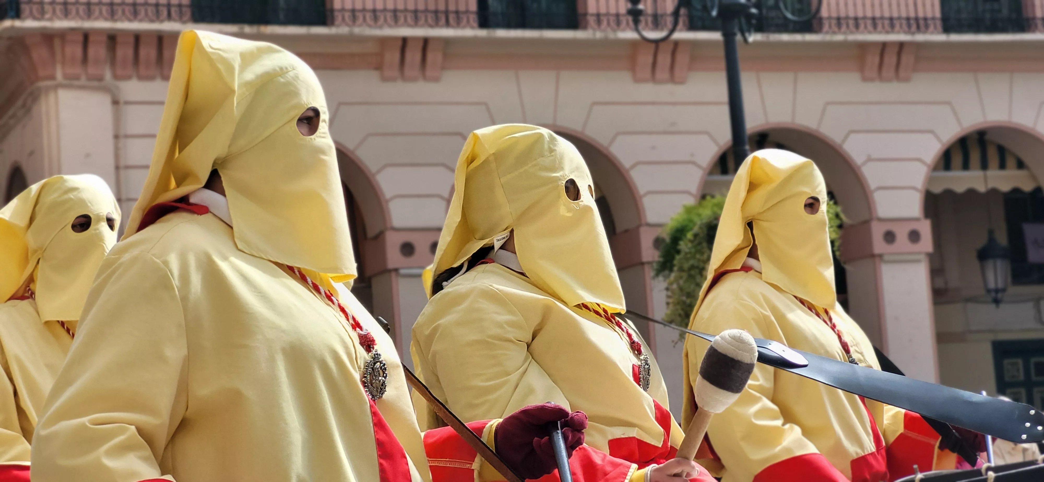 Concentración de Bandas de la Semana Santa oscense. Foto Mercedes Manterola