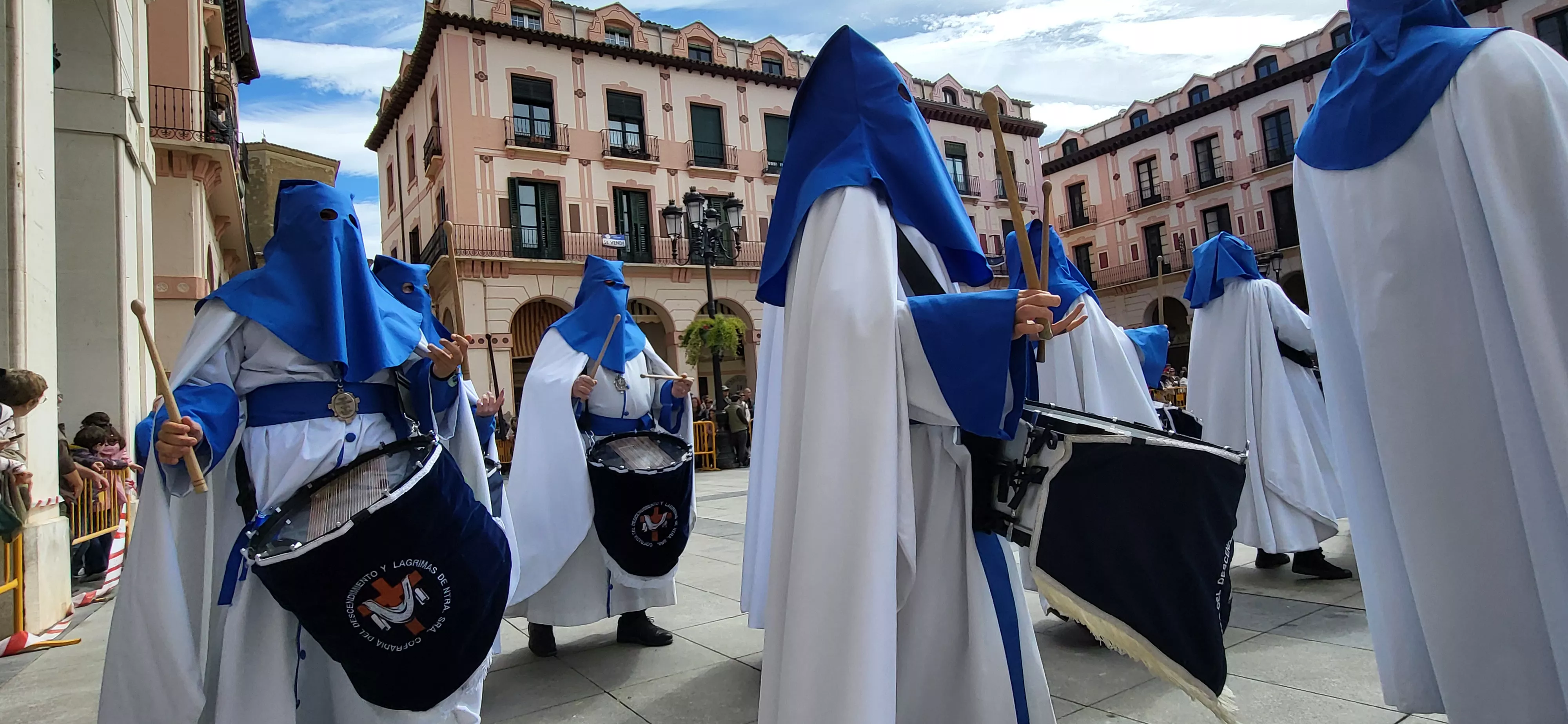 Concentración de Bandas de la Semana Santa oscense. Foto Mercedes Manterola