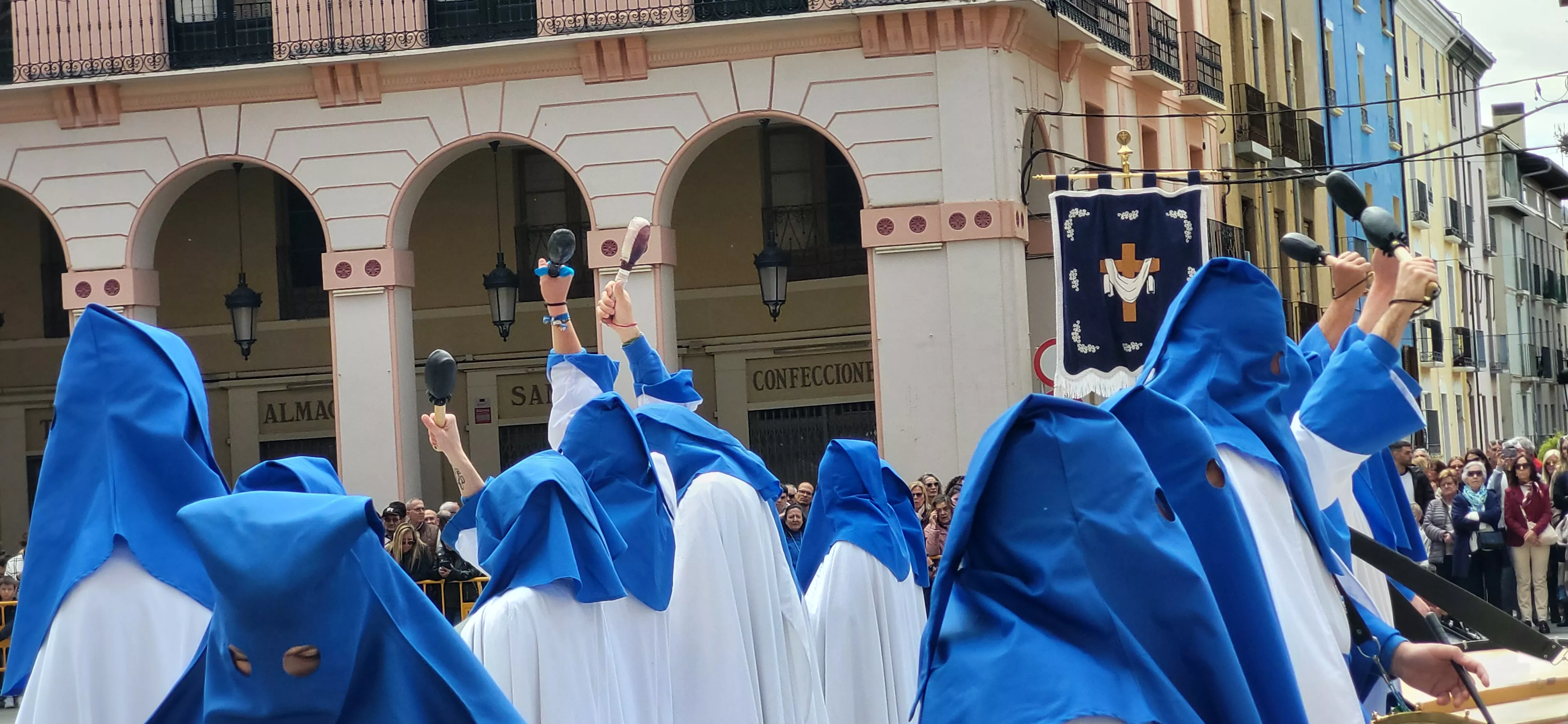 Concentración de Bandas de la Semana Santa oscense. Foto Mercedes Manterola
