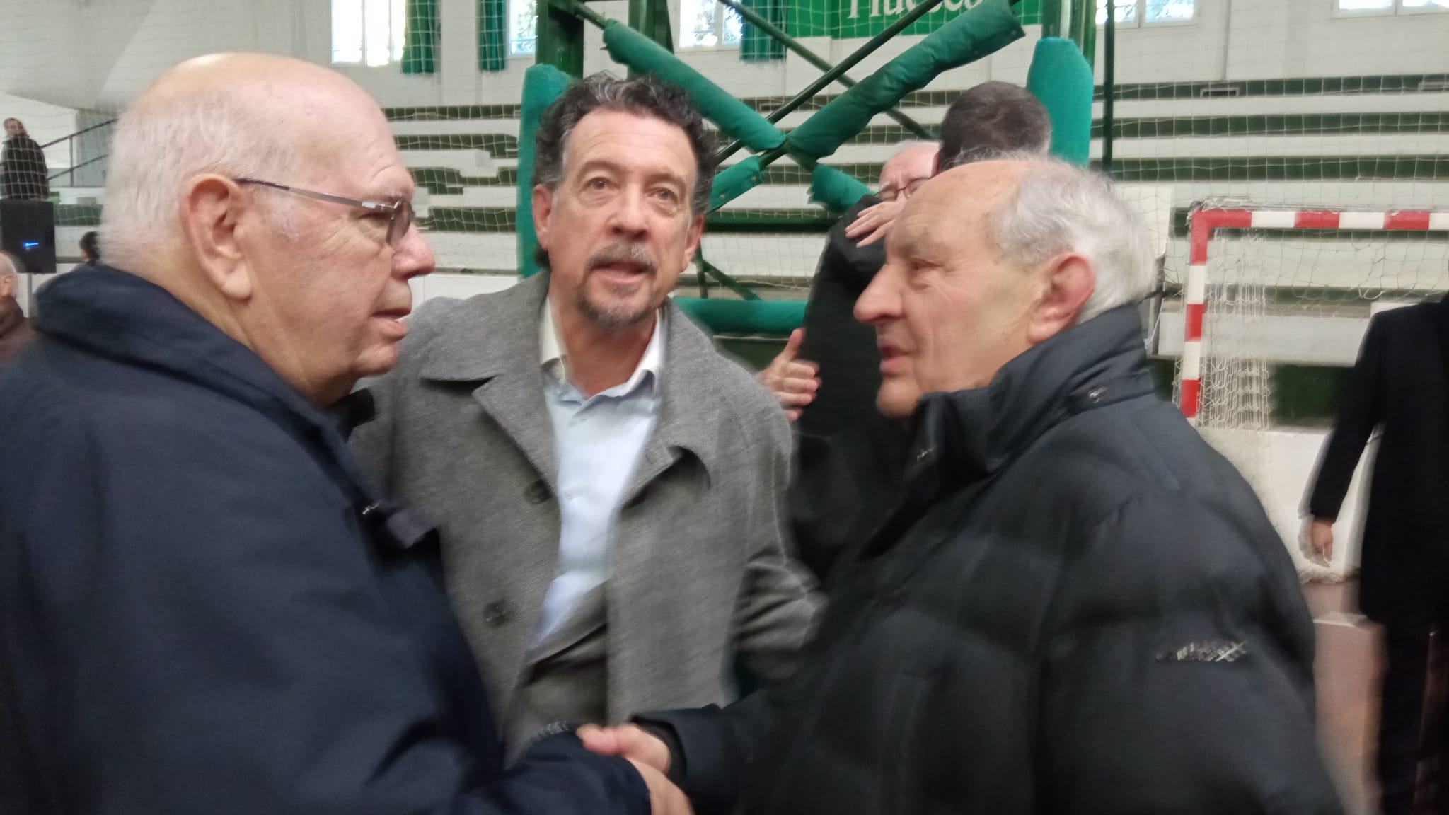 Reencuentro en el viejo Pabellón del Parque. Foto José María Pardina.
