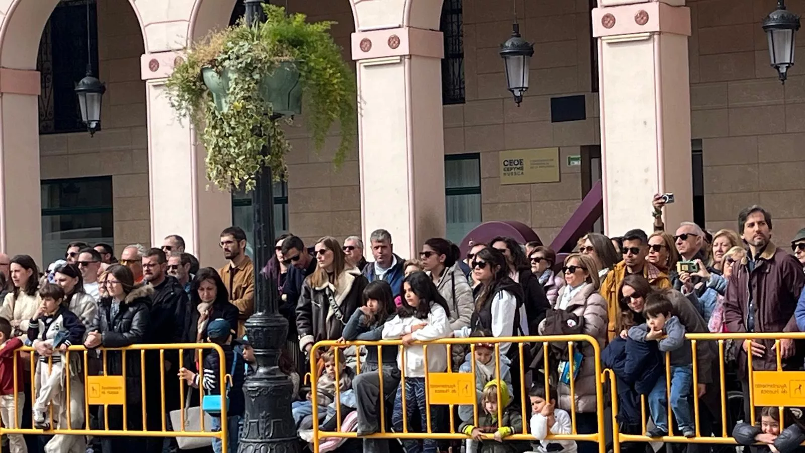 Concentración de Bandas de la Semana Santa oscense. Foto Mercedes Manterola