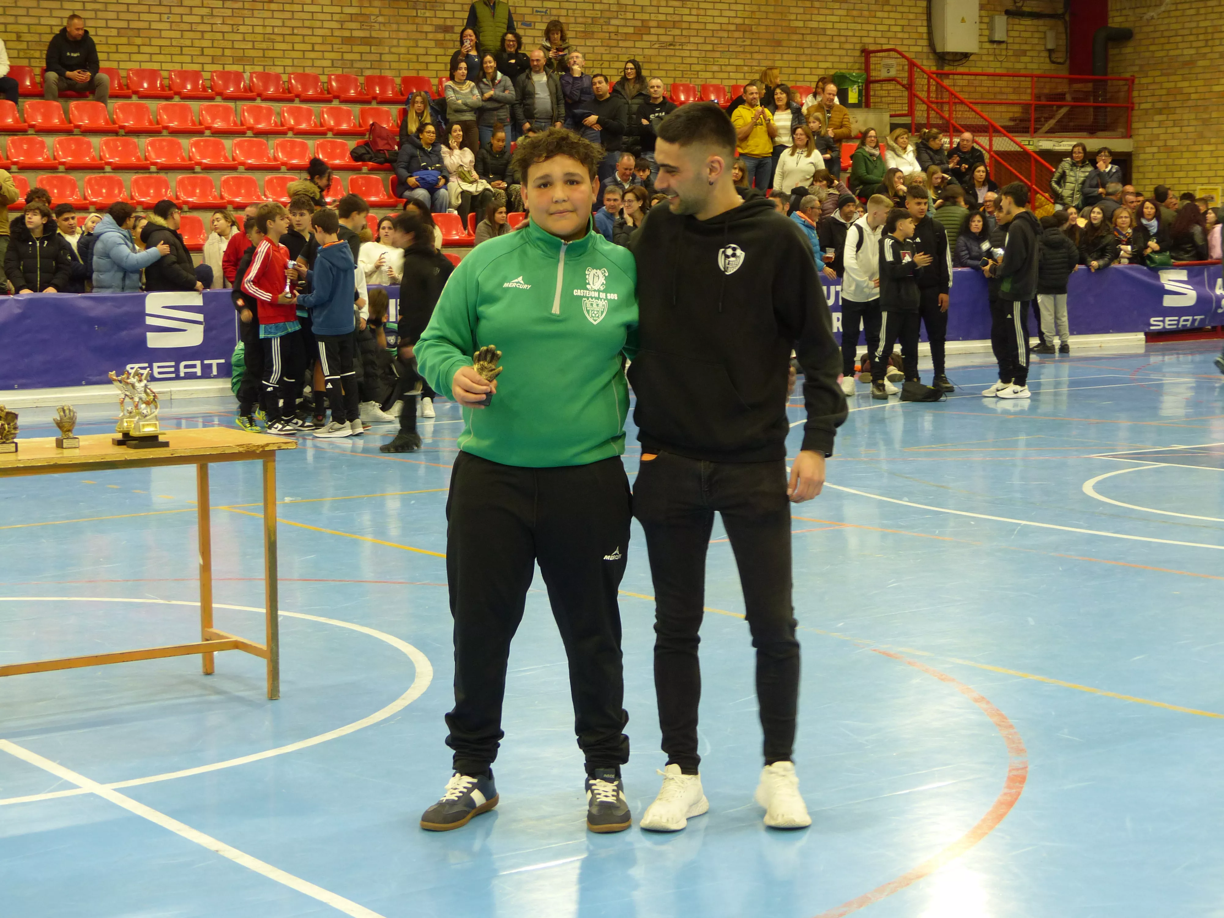 Infantil mejor portero Youcef Drali. Foto: Andrés Alcaraz.