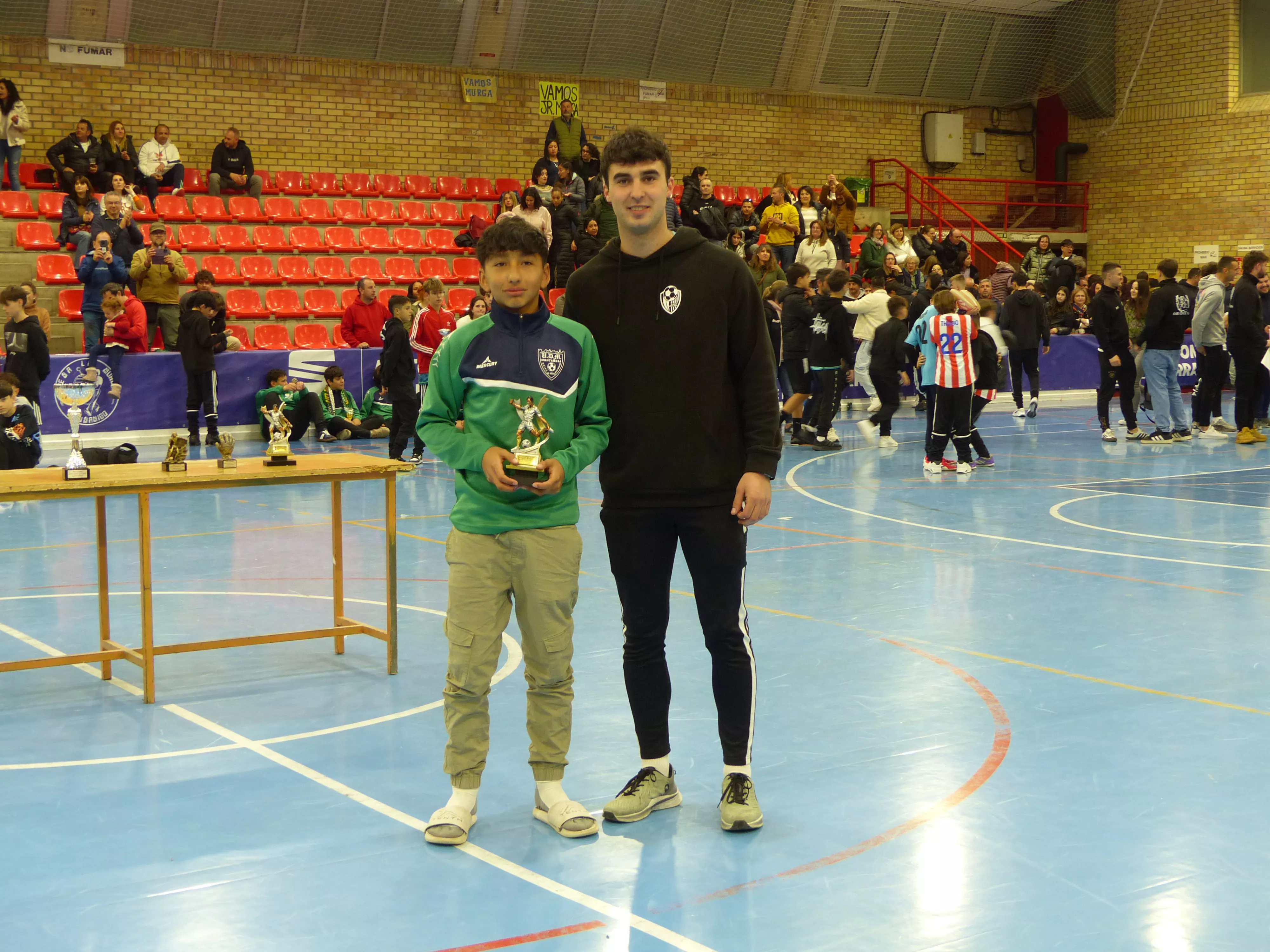 Infantil, máximo goleador Daren Plaza. Foto: Andrés Alcaraz.
