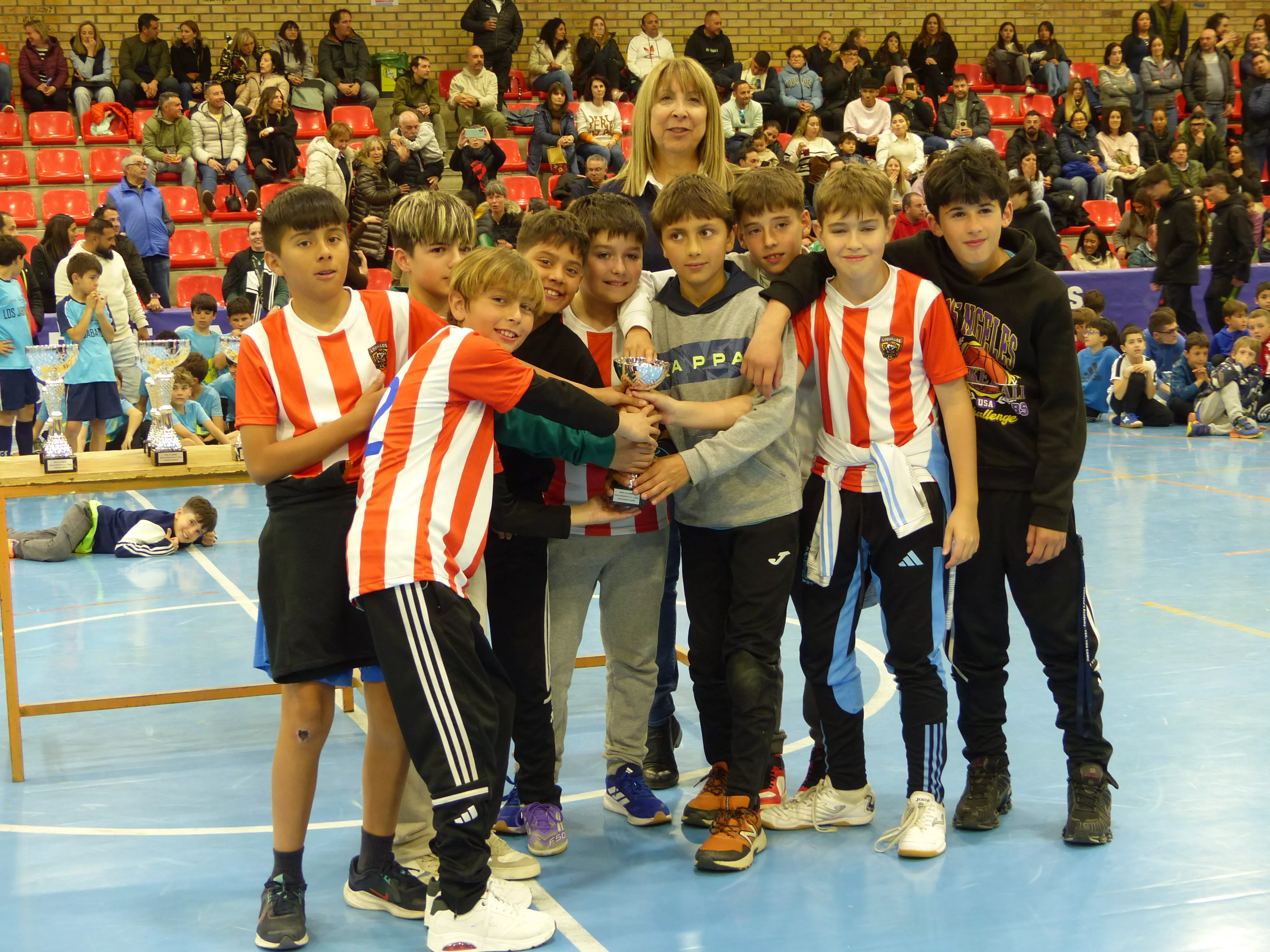 Alevín subcampeón, Los Loquillos. Foto: Andrés Alcaraz.