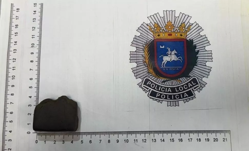 Droga detectada por la Unidad Canina en una actuación en la estación intermodal.