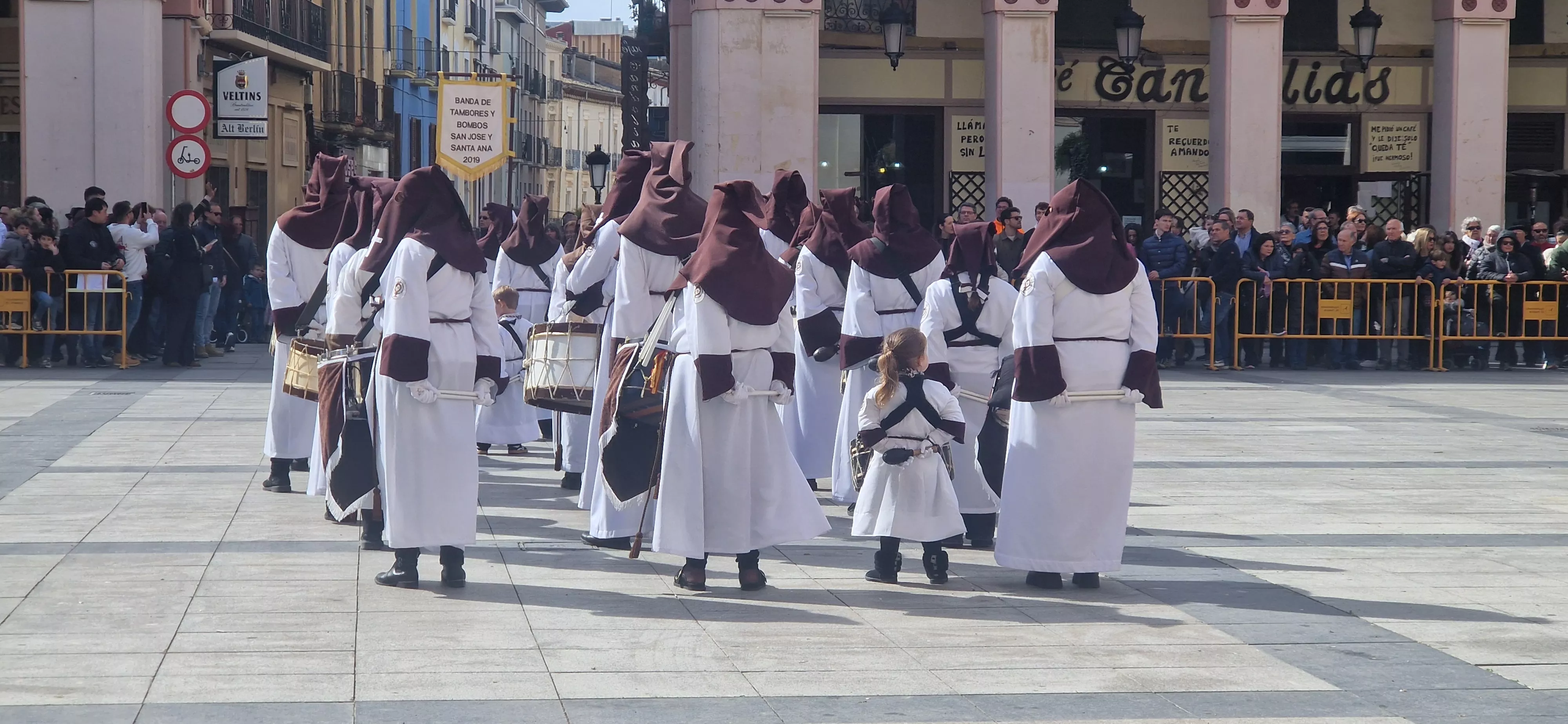 Concentración de Bandas de la Semana Santa oscense. Foto Myriam Martínez
