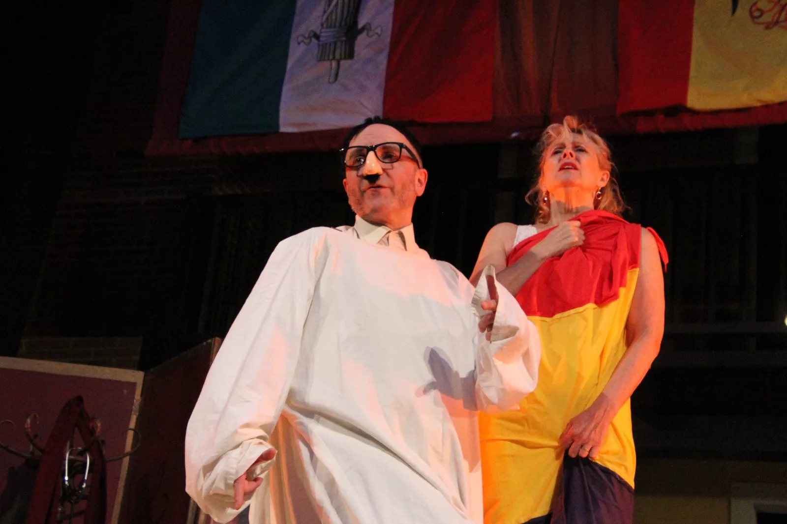 Ay Carmela en el Corral de Comedias de Robres. Foto Carlos Neofato