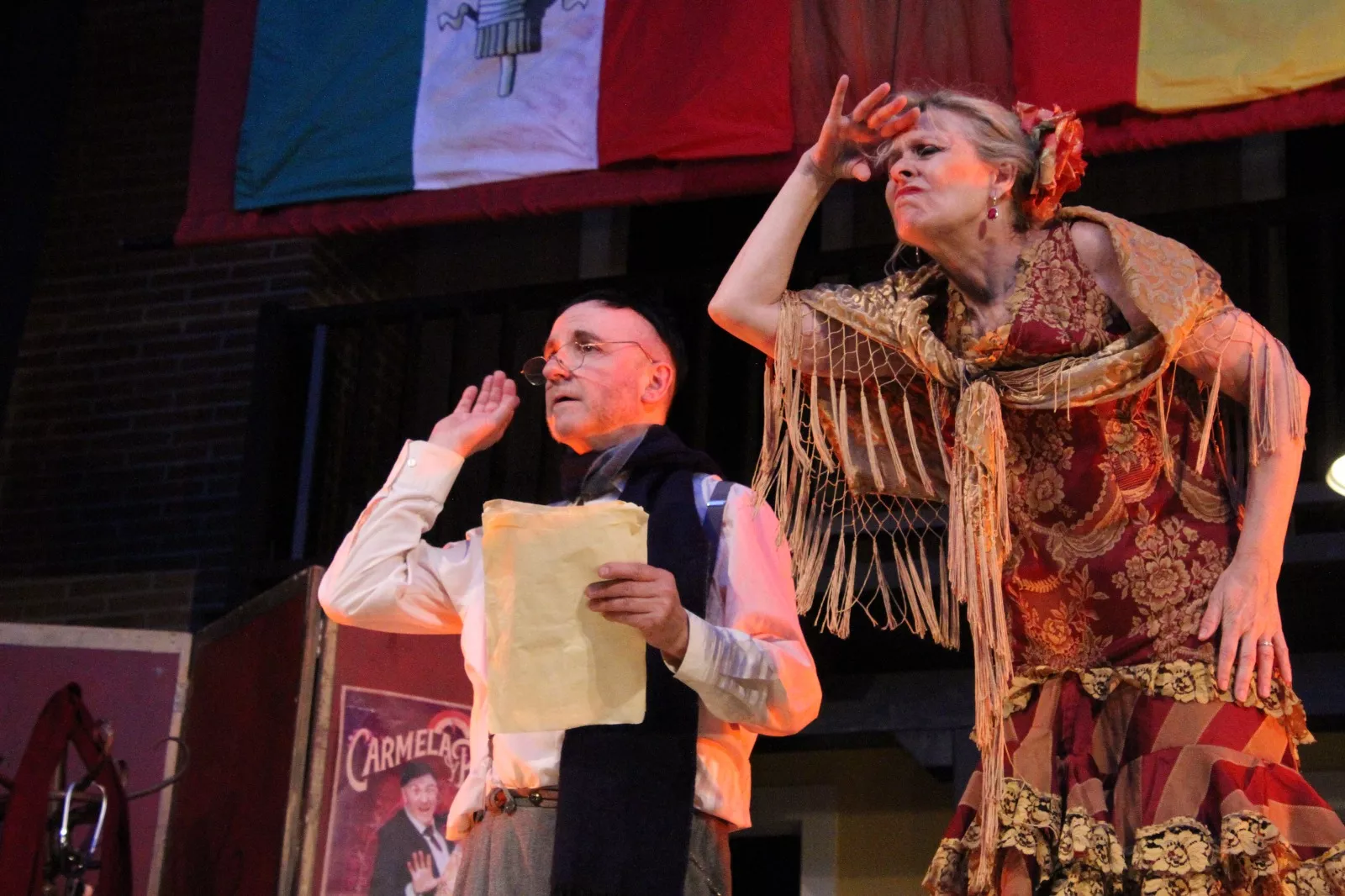 Ay Carmela en el Corral de Comedias de Robres. Foto Carlos Neofato