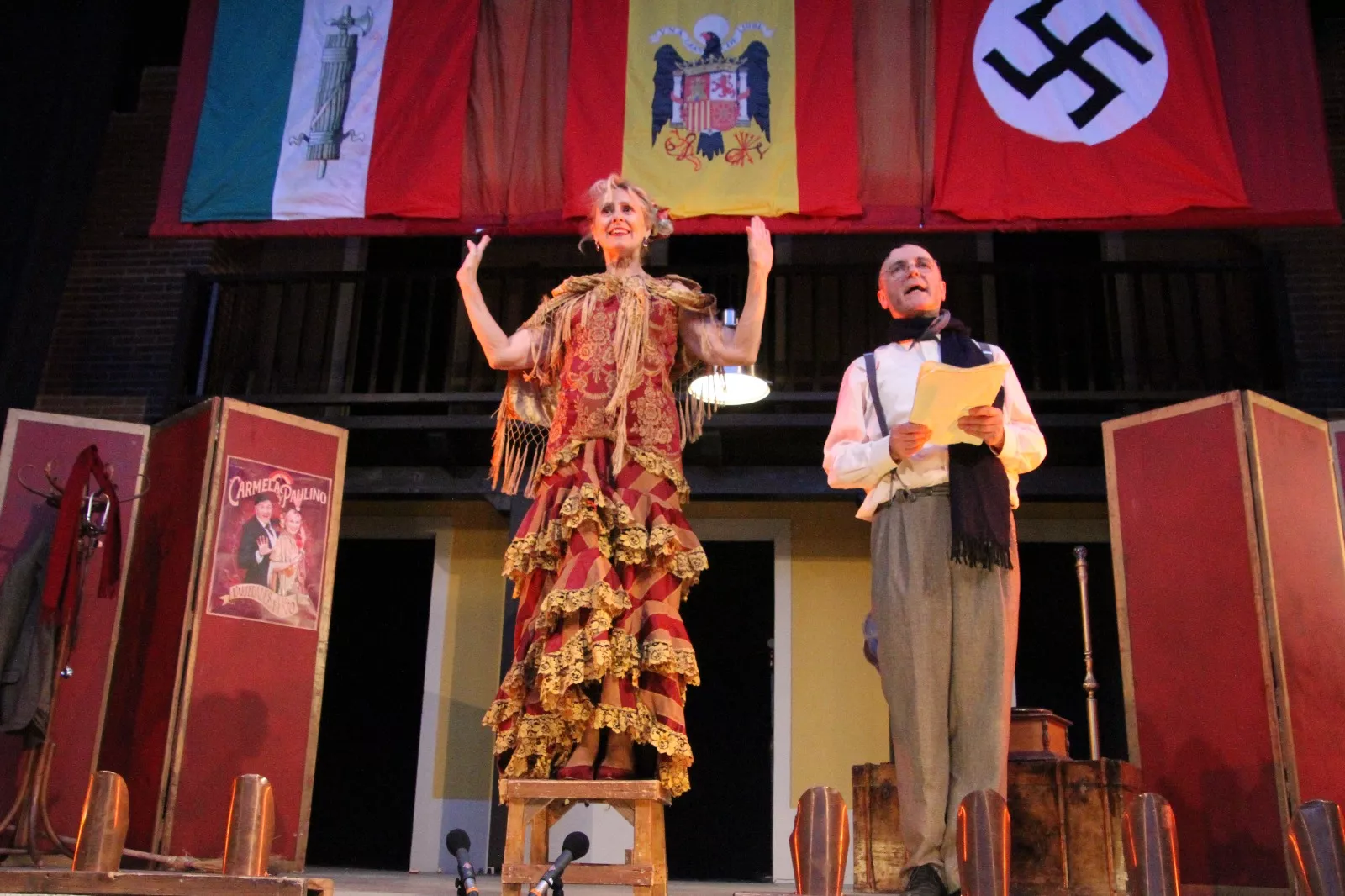 Ay Carmela en el Corral de Comedias de Robres. Foto Carlos Neofato