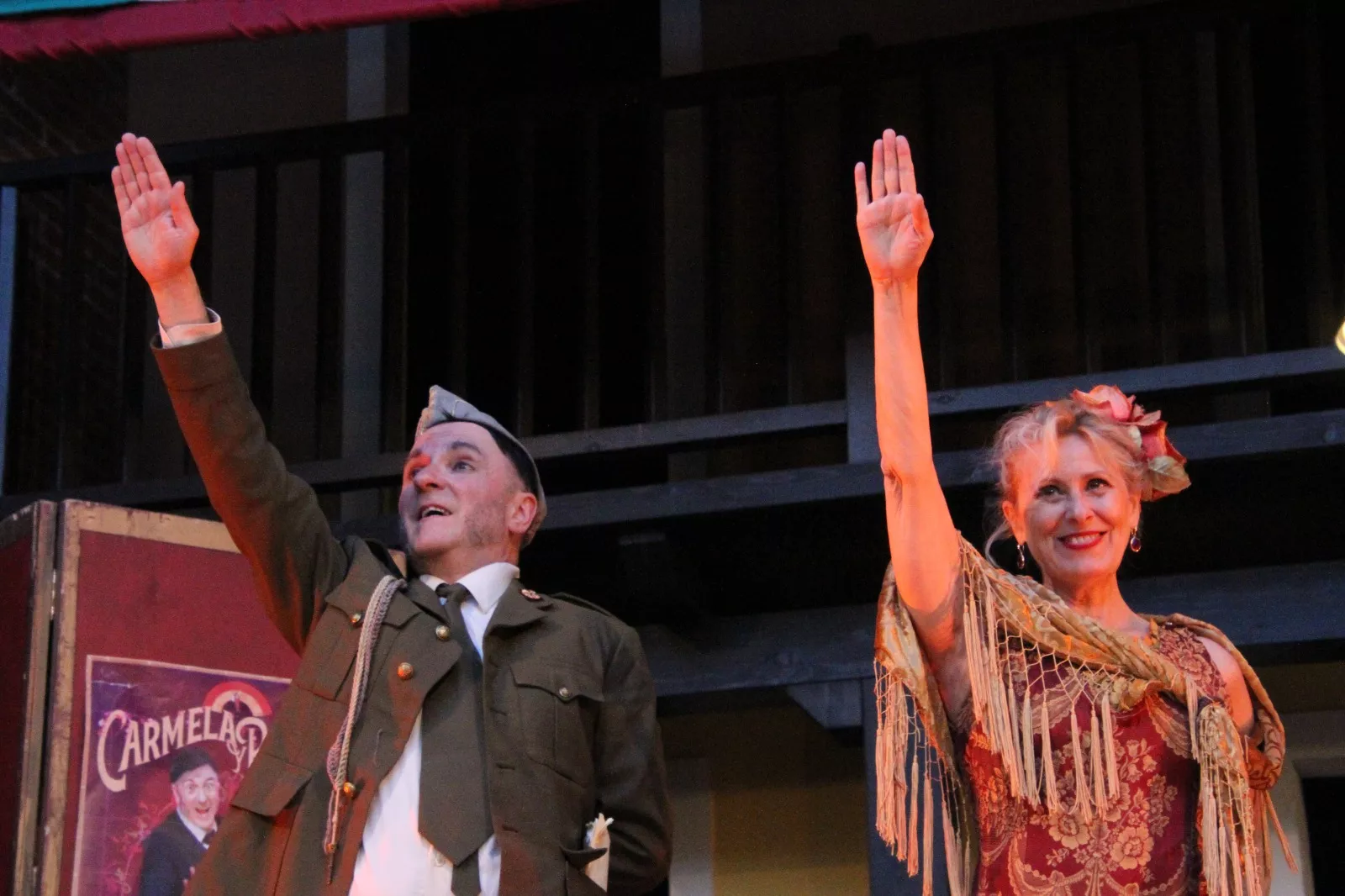 Ay Carmela en el Corral de Comedias de Robres. Foto Carlos Neofato