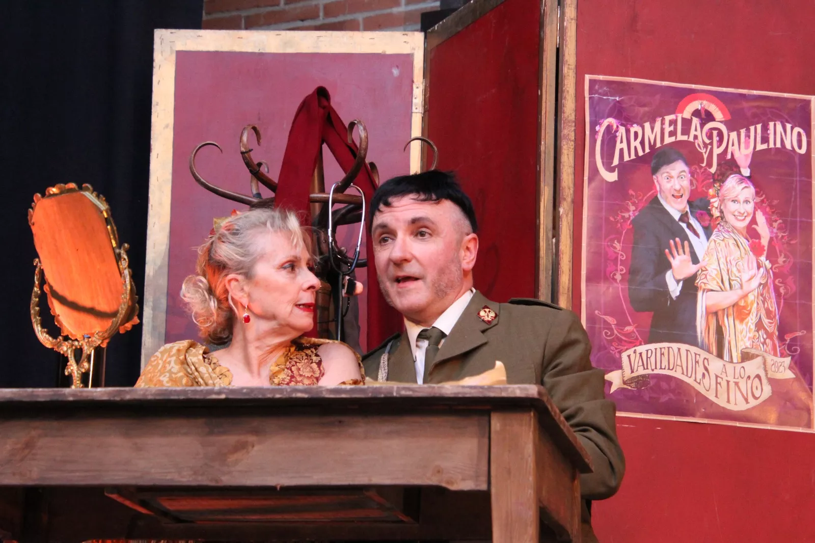 Ay Carmela en el Corral de Comedias de Robres. Foto Carlos Neofato