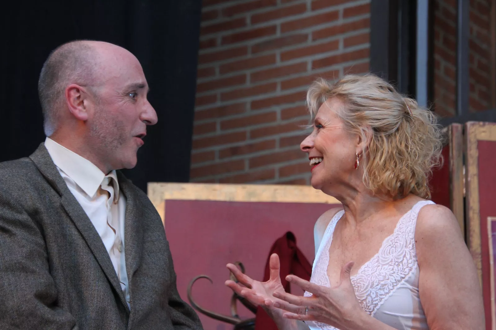 Ay Carmela en el Corral de Comedias de Robres. Foto Carlos Neofato