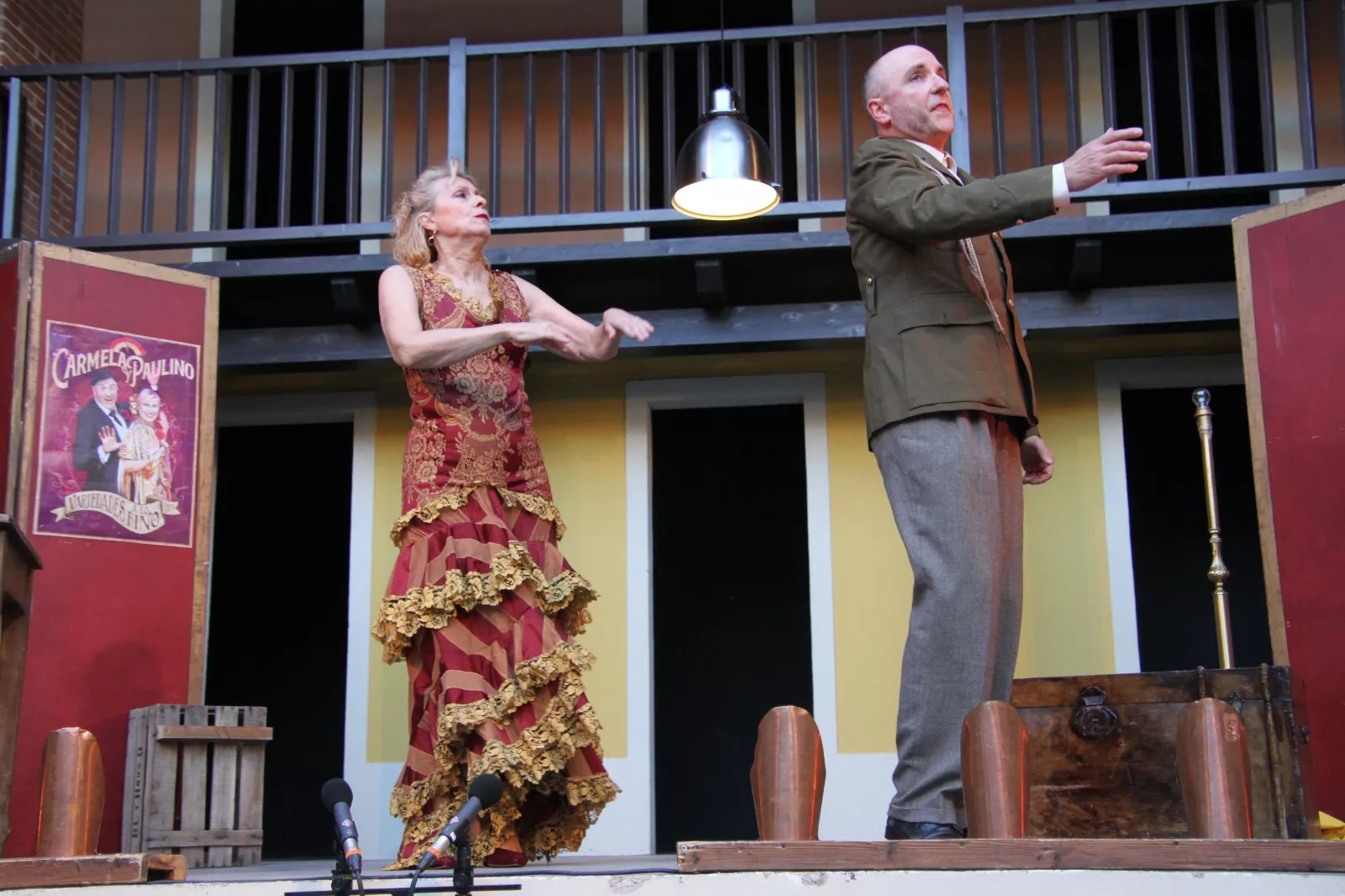 Ay Carmela en el Corral de Comedias de Robres. Foto Carlos Neofato