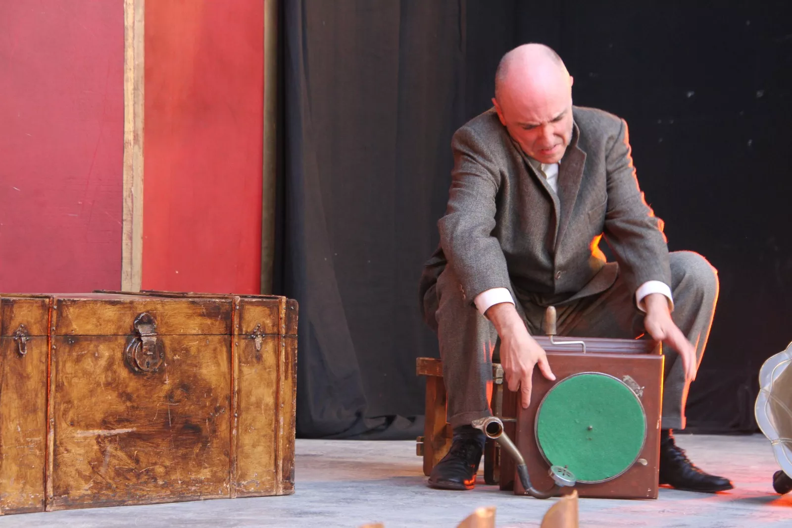 Ay Carmela en el Corral de Comedias de Robres. Foto Carlos Neofato