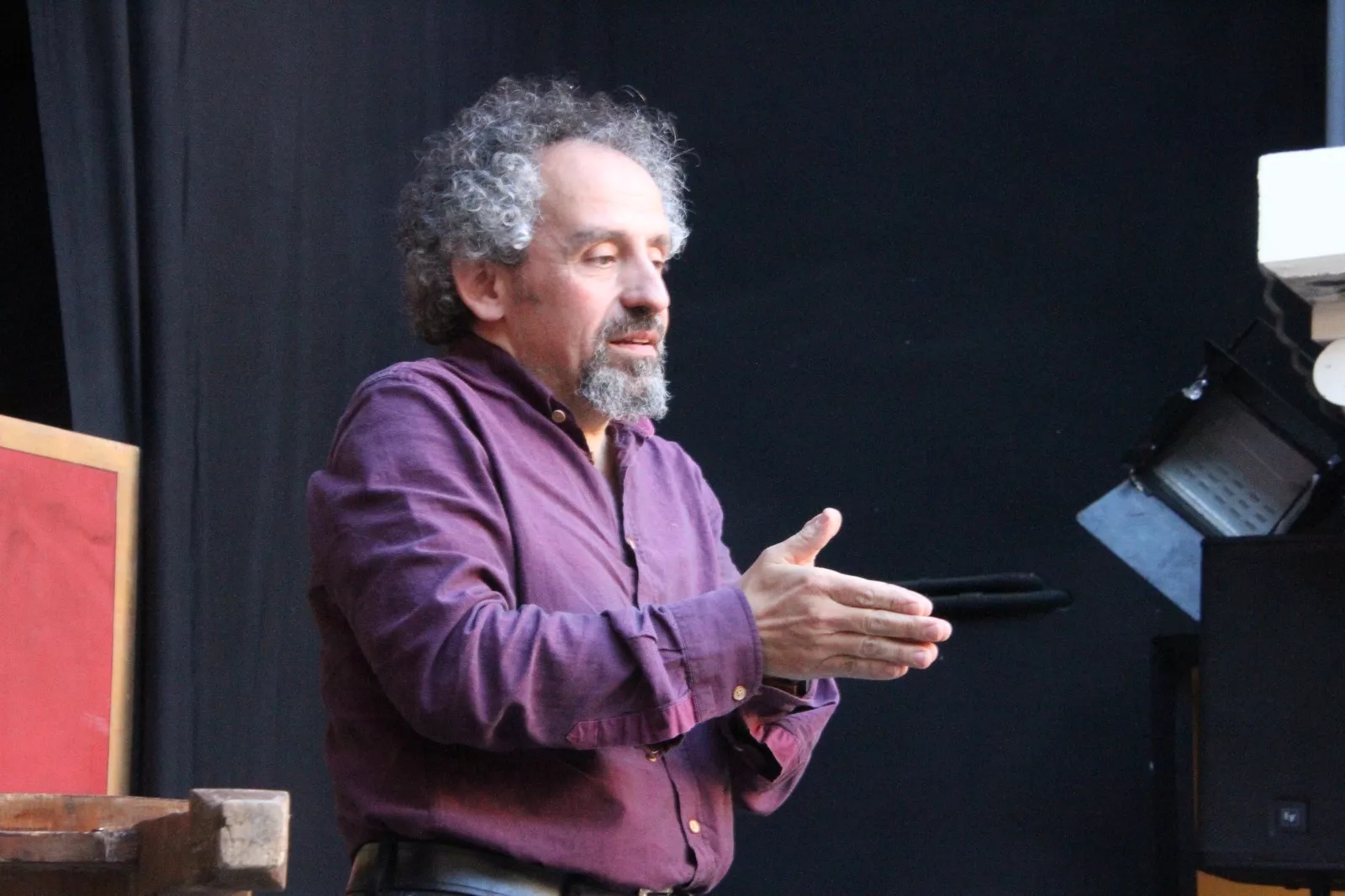 Ay Carmela en el Corral de Comedias de Robres. Foto Carlos Neofato