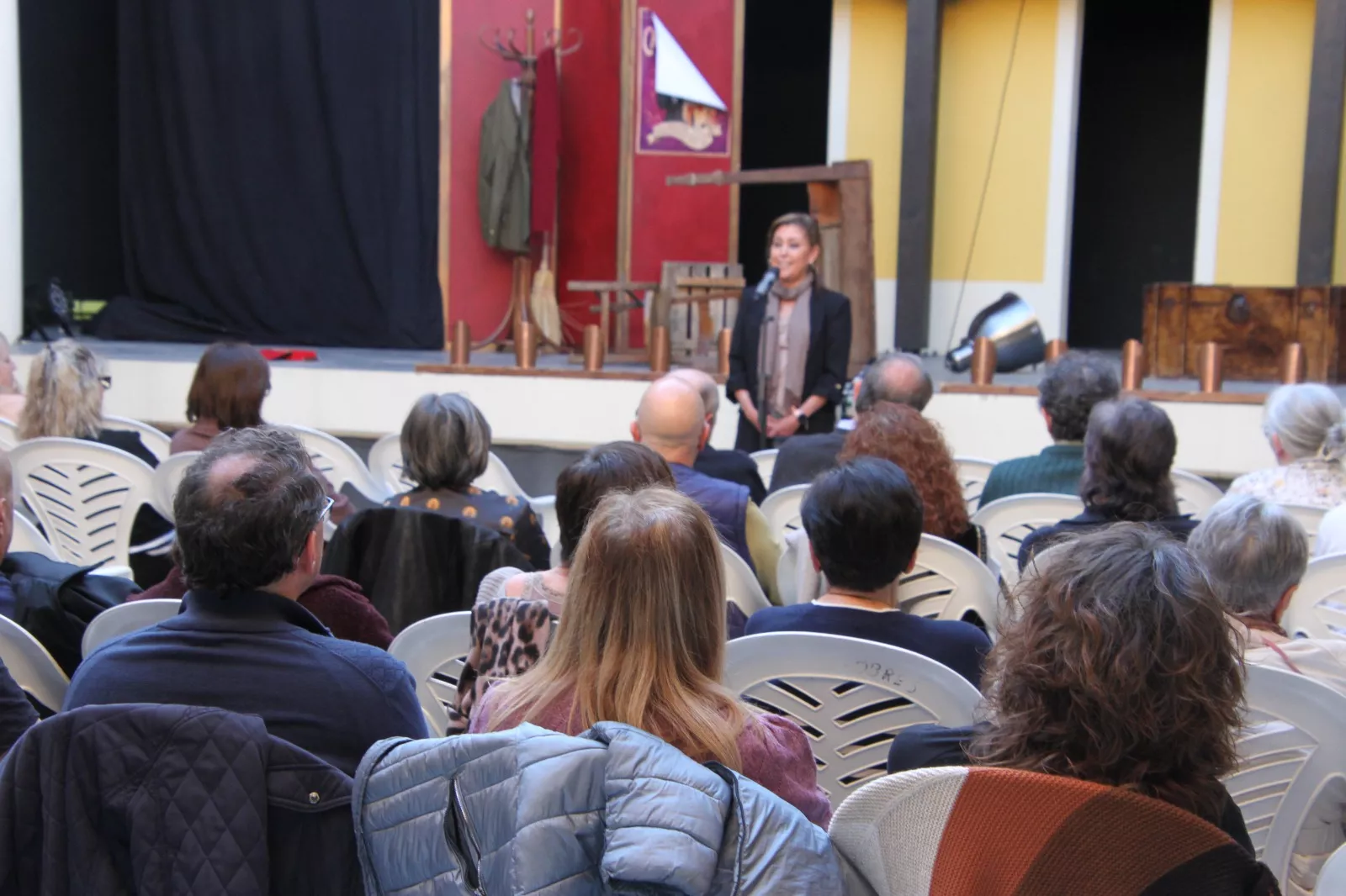 Ay Carmela en el Corral de Comedias de Robres. Foto Carlos Neofato