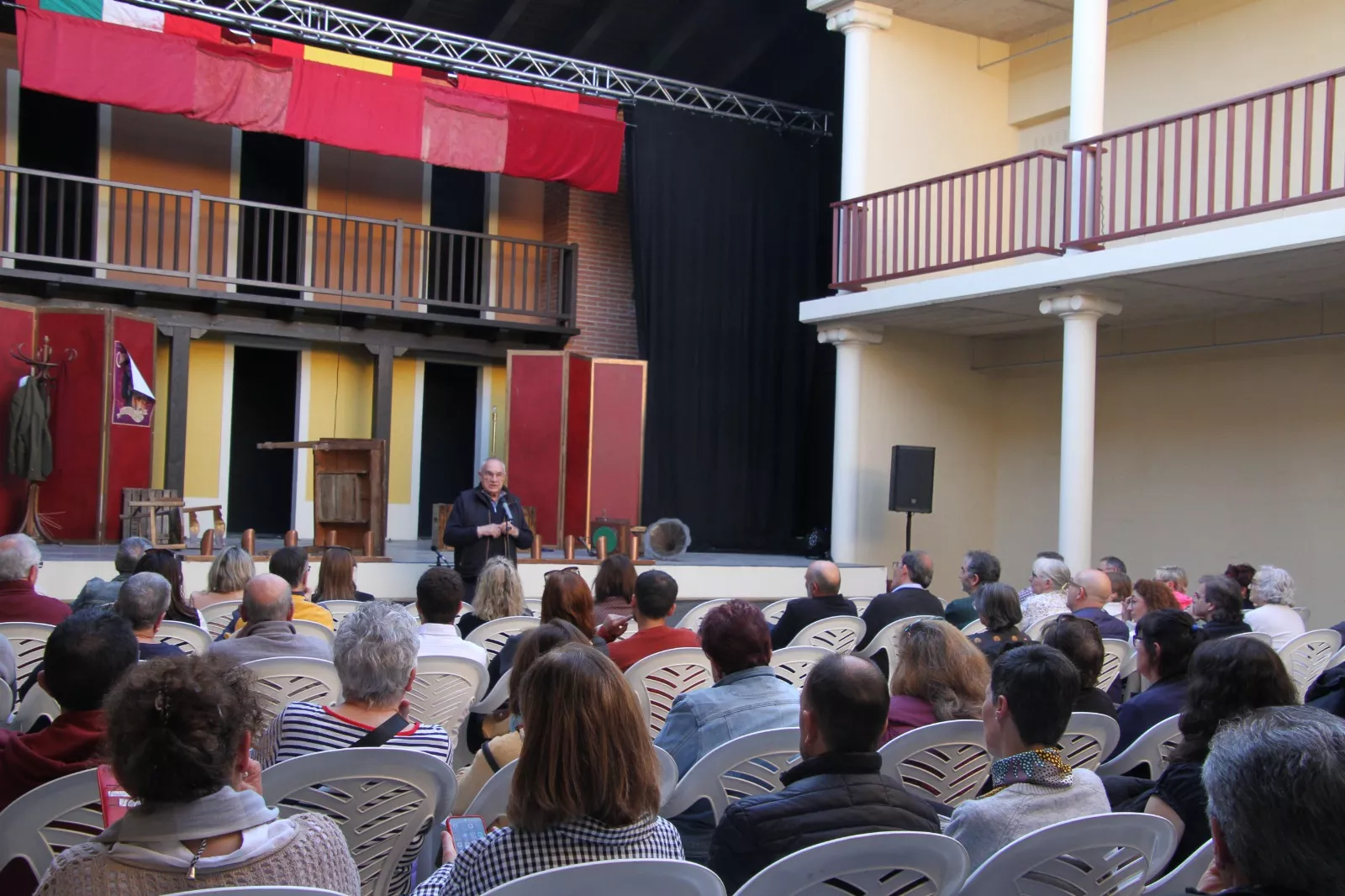 Ay Carmela en el Corral de Comedias de Robres. Foto Carlos Neofato