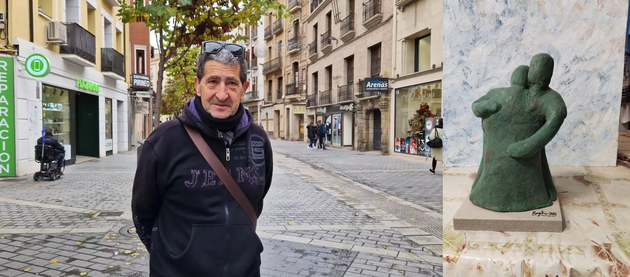 Rogelio Santolaria vuelve a ganar el premio Trazos de Igualdad: "A veces vale más un abrazo que mil palabras"