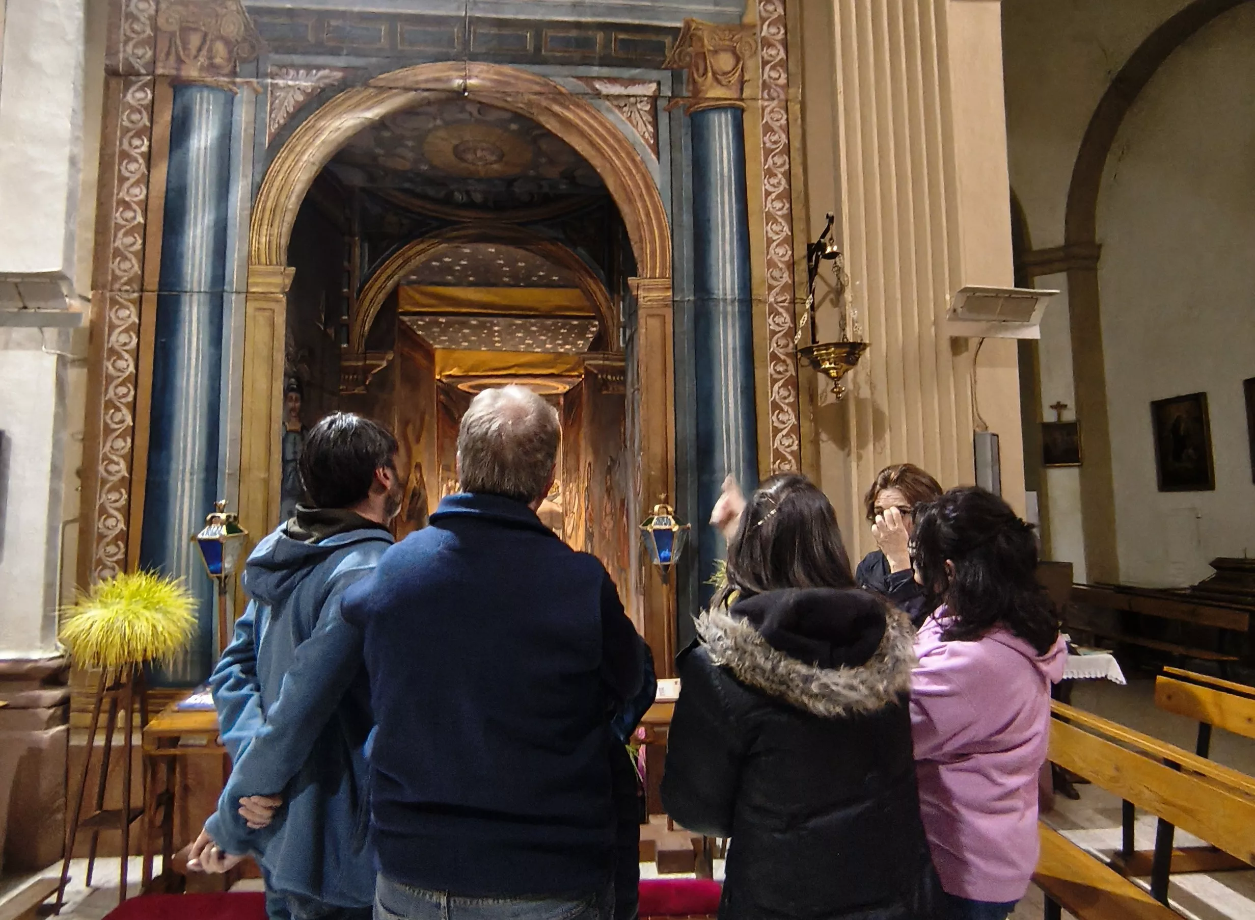 El Monumento de la Semana Santa de Biscarrués revive su tradición.