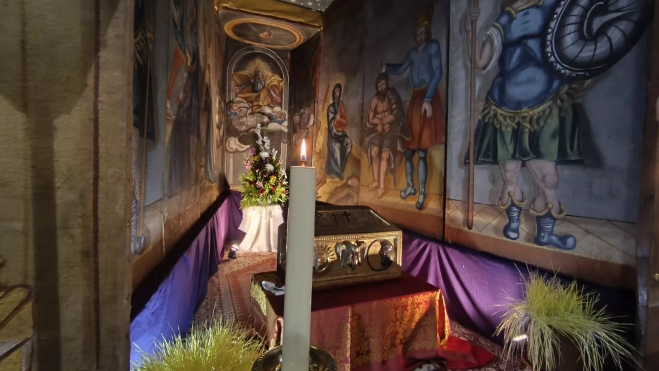 Monumento de Semana Santa de Biscarrués. Monumento de Semana Santa de Biscarrués.