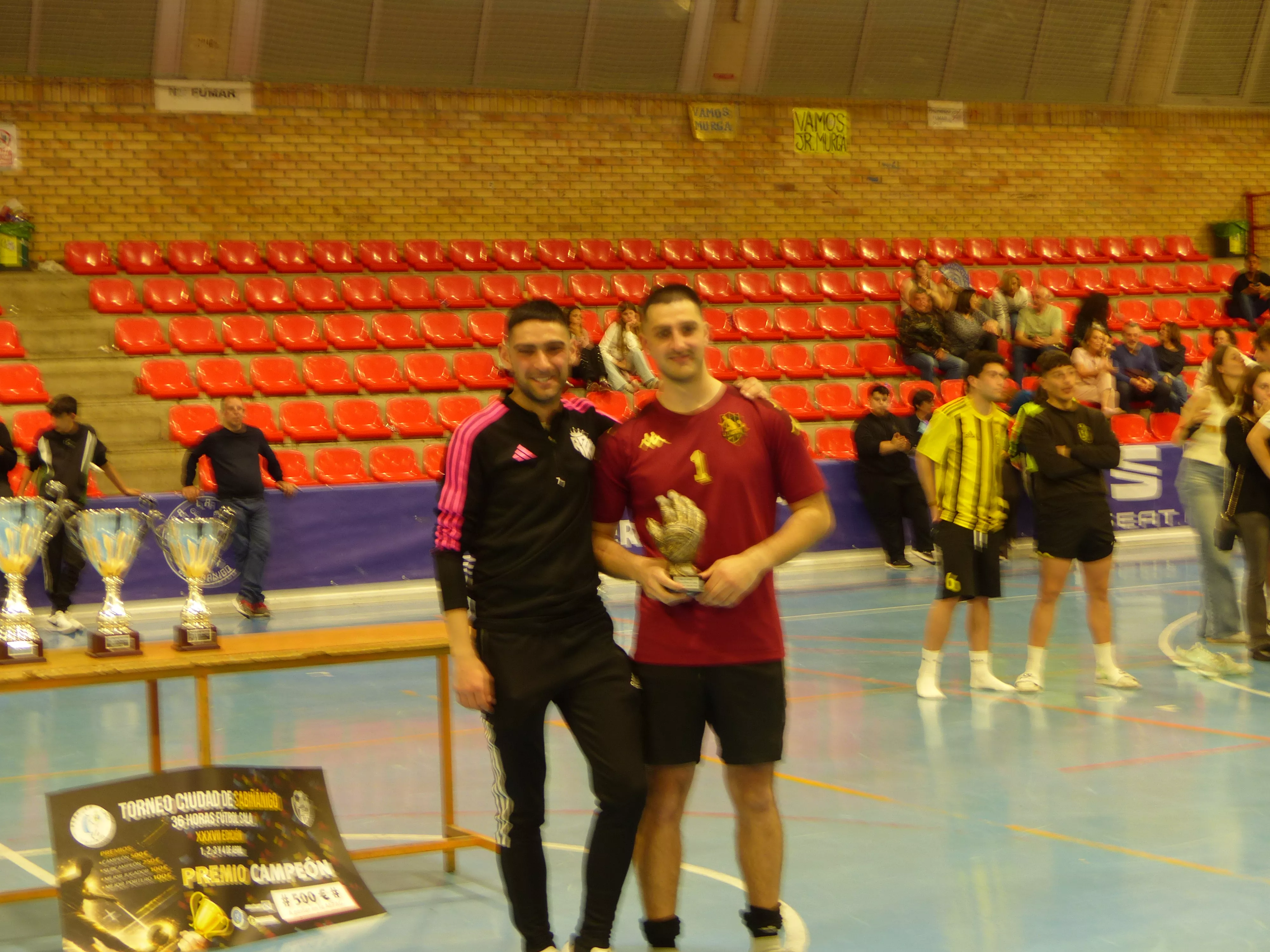 Santiago Castán, mejor portero. Foto: Andrés Alcaraz.