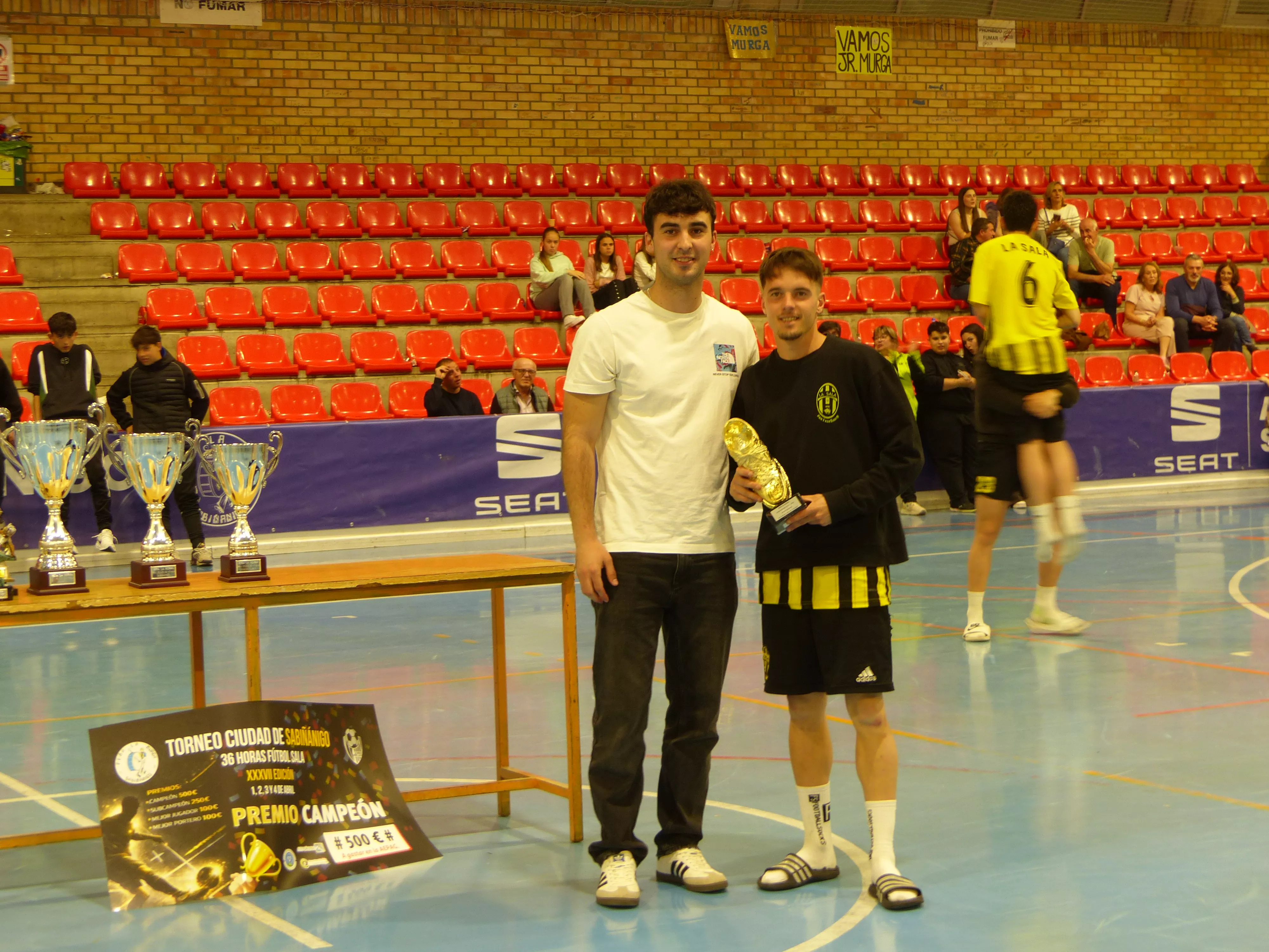 Gustado Abizanda, mejor jugador del torneo. Foto: Andrés Alcaraz.