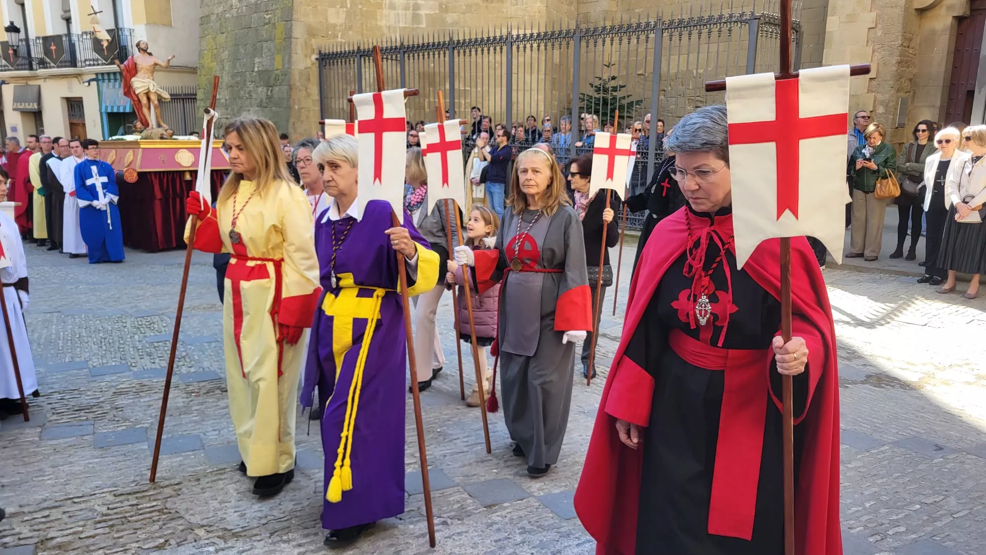  Procesión del Cristo Resucitado en Huesca. Foto Javier García Antón